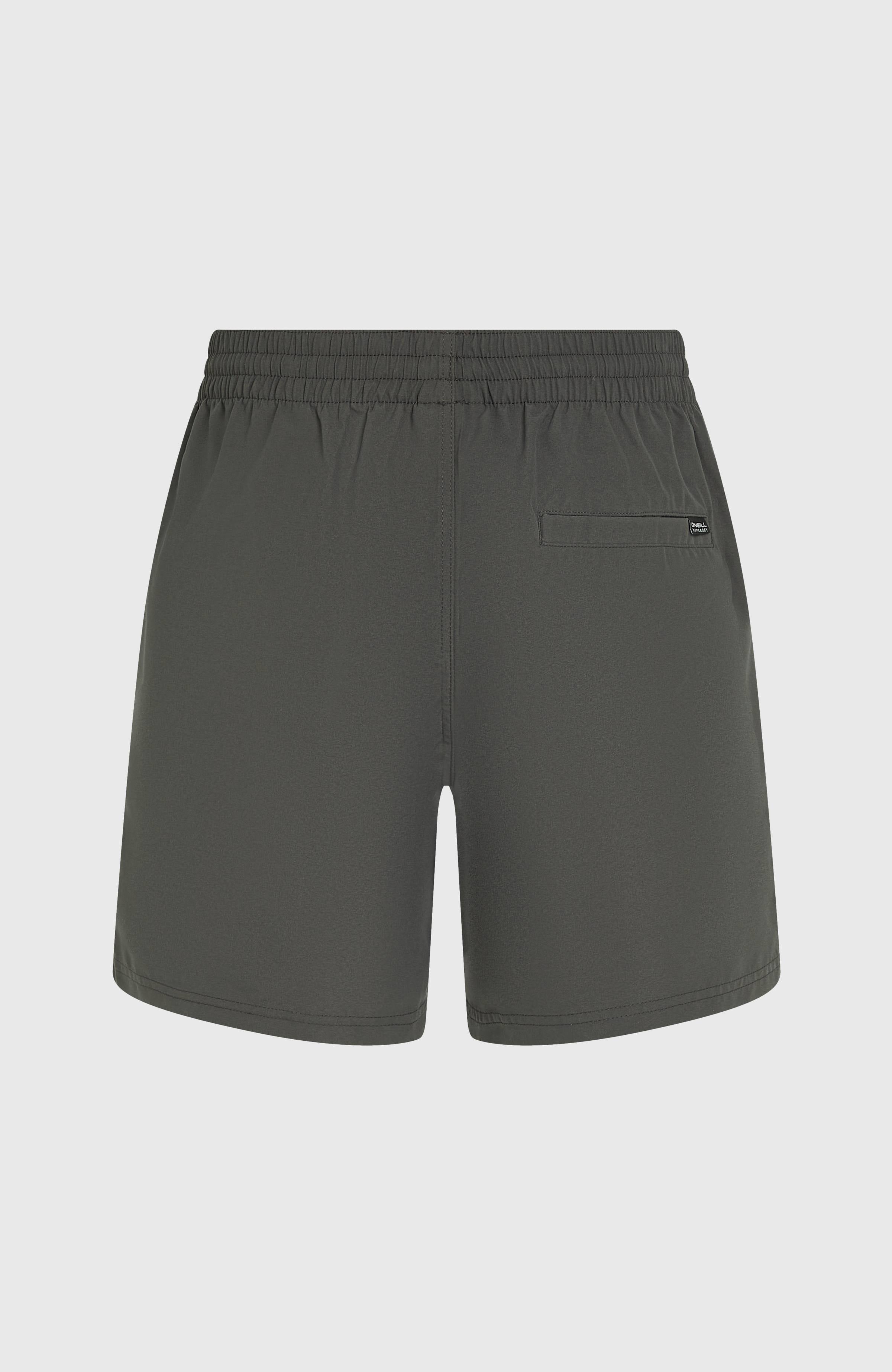 Cali Block 15'' Swim Shorts Green Dusty Flower