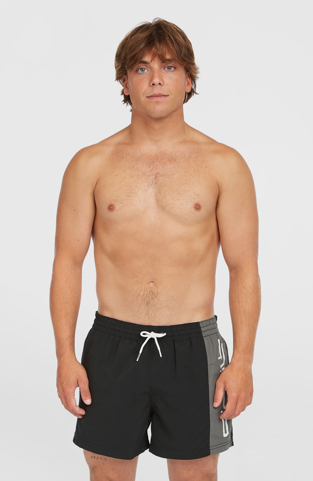 Retro 14'' Swim Shorts Black Out Colour Block