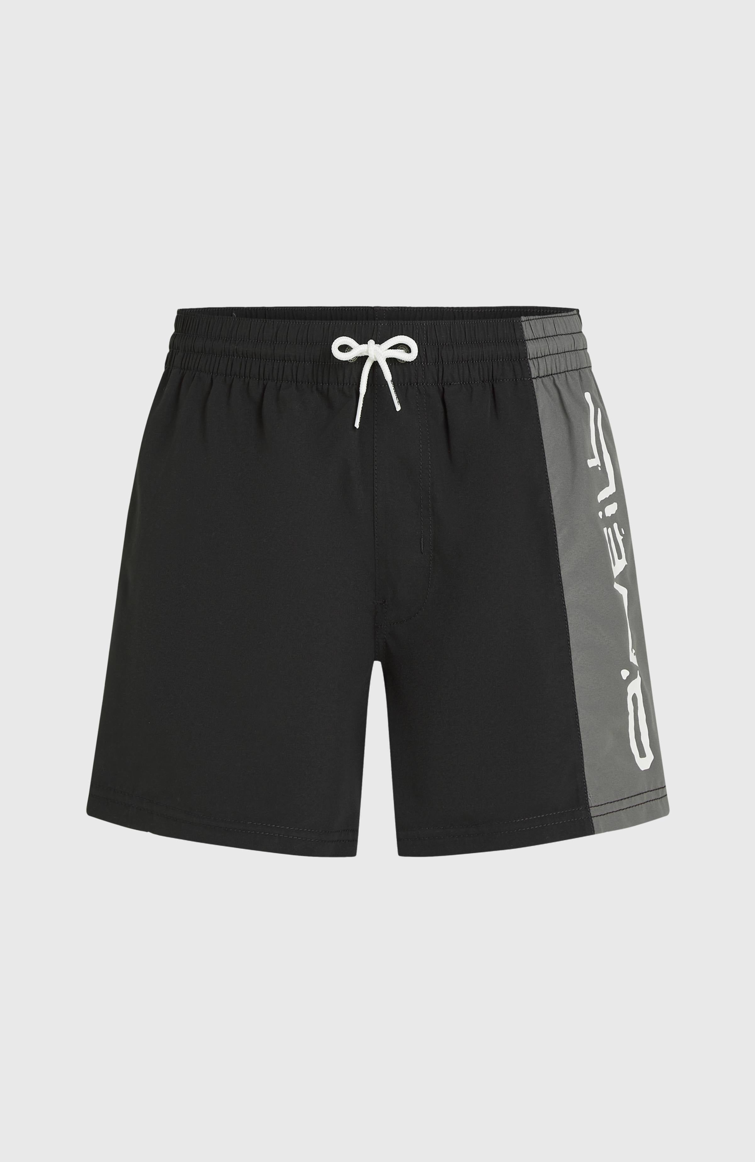 Retro 14'' Swim Shorts Black Out Colour Block