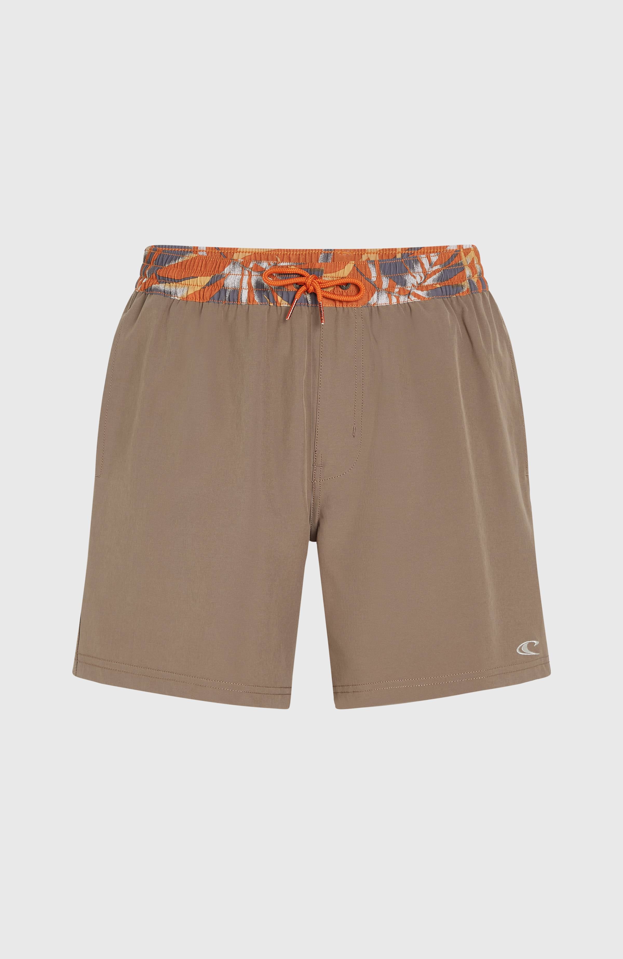 Pocket Print 16'' Swim Shorts Pure Cashmere