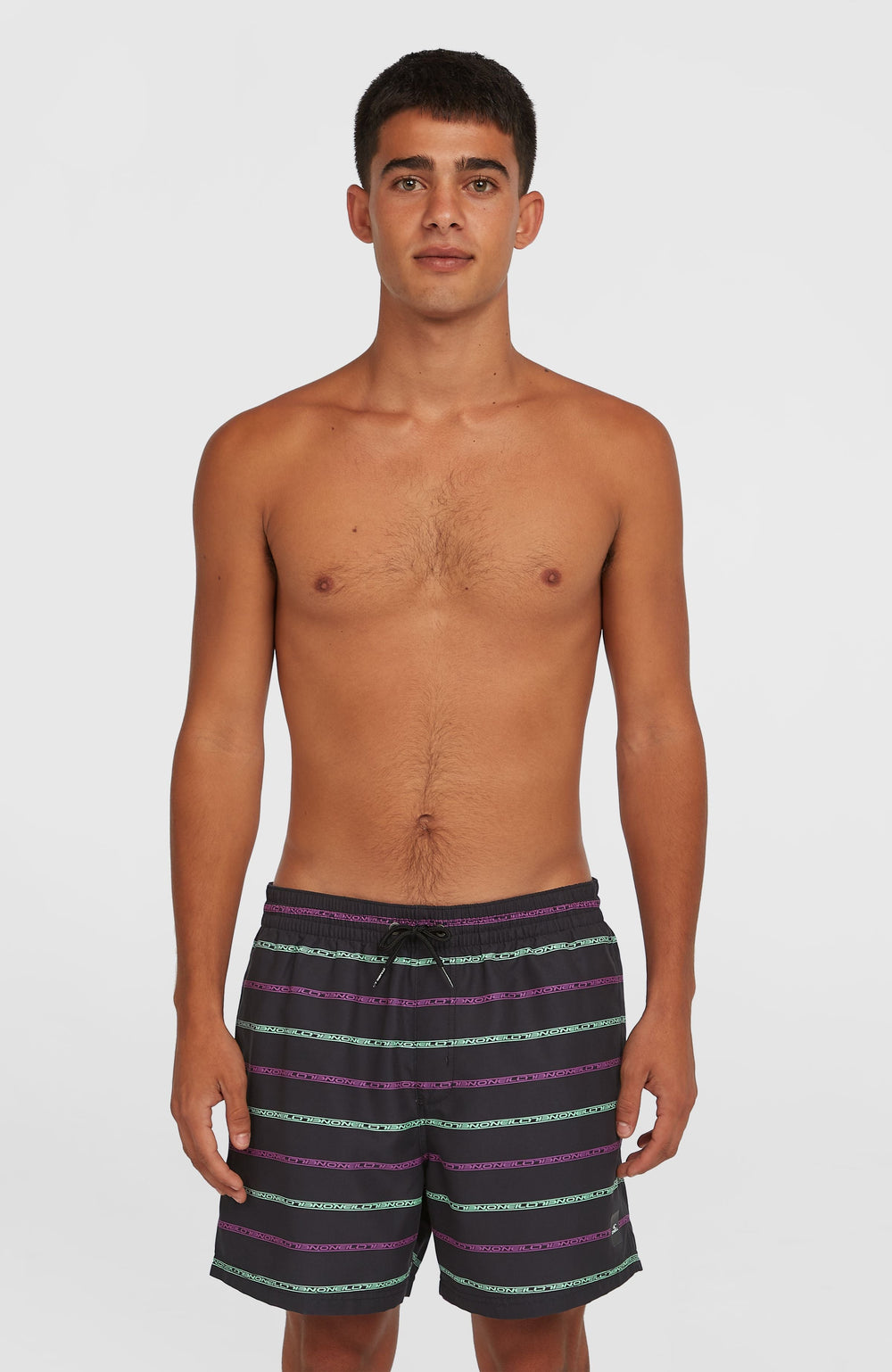 Cali First 15'' Swim Shorts Black/Purple O'Neill Stripe