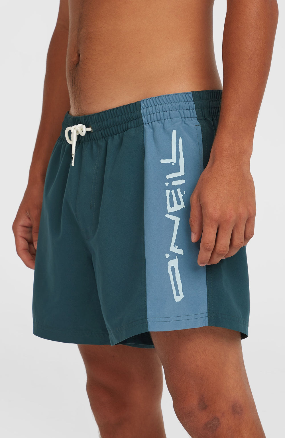 Retro 14'' Swim Shorts Alma Steel Colour Block