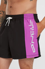 Retro 14'' Swim Shorts Digitalis Colour Block