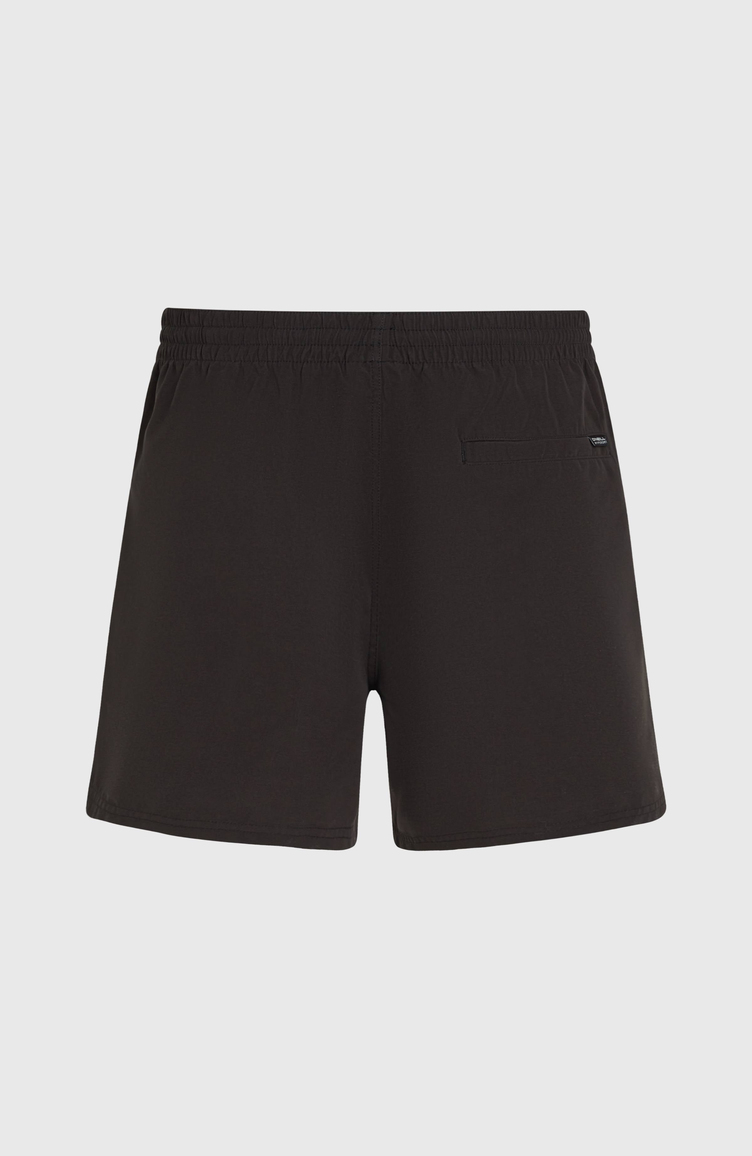 Cali Block 15'' Swim Shorts Orange Pressed Lines