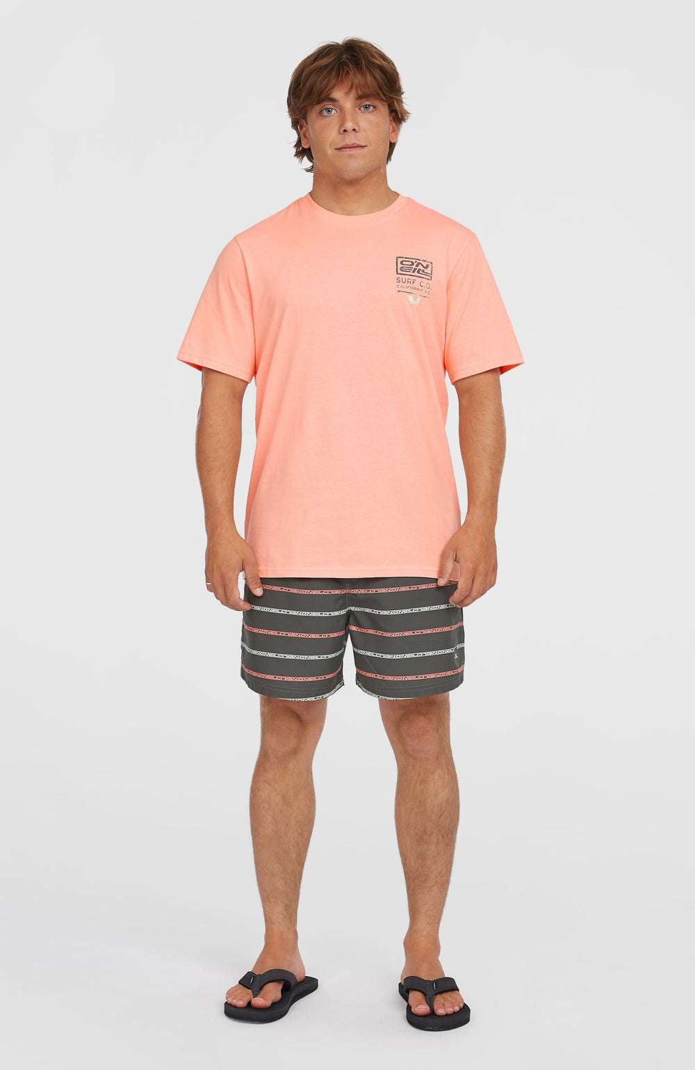 Cali First 15'' Swim Shorts Grey O'Neill Stripe