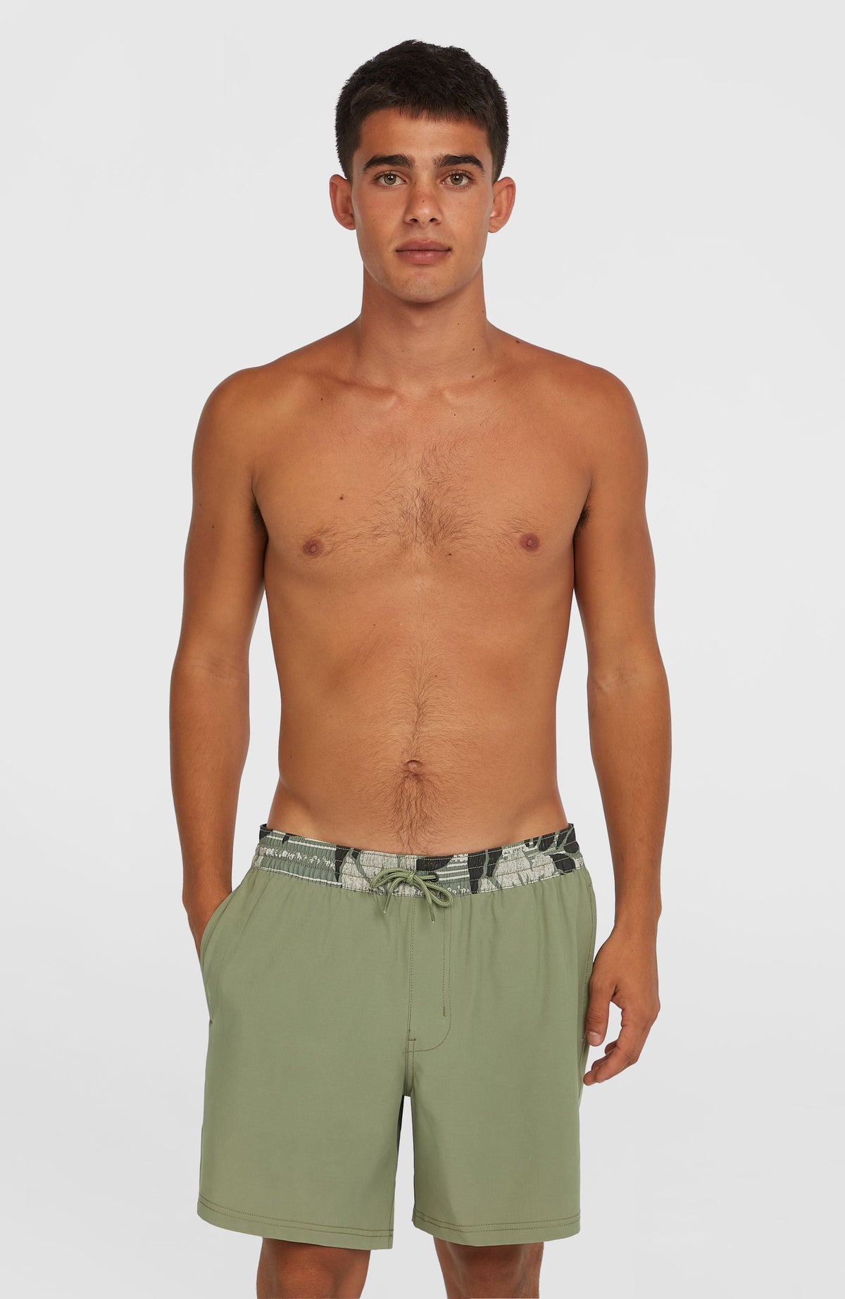 Pocket Print 16'' Swim Shorts Avery Fern