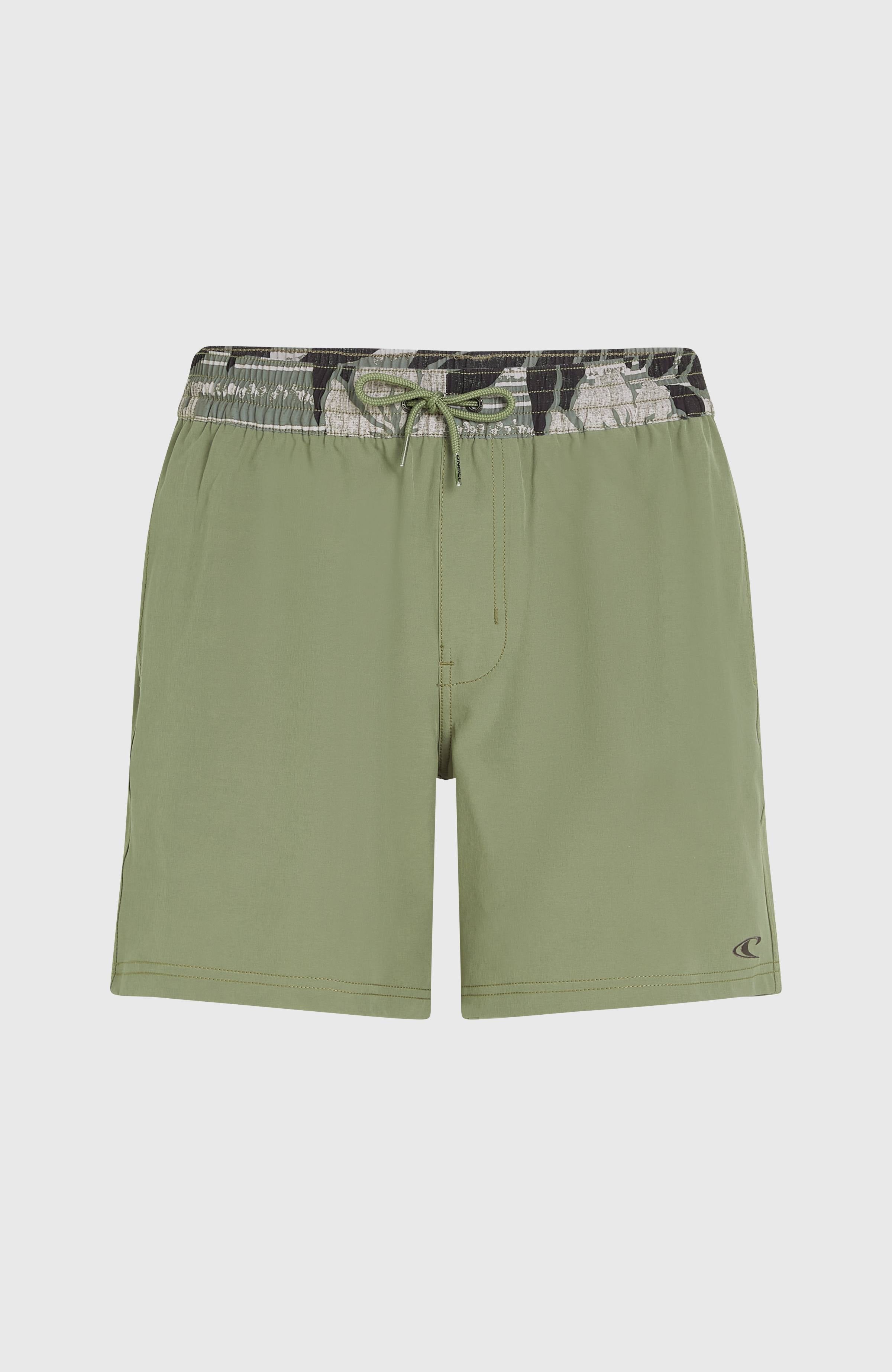 Pocket Print 16'' Swim Shorts Avery Fern