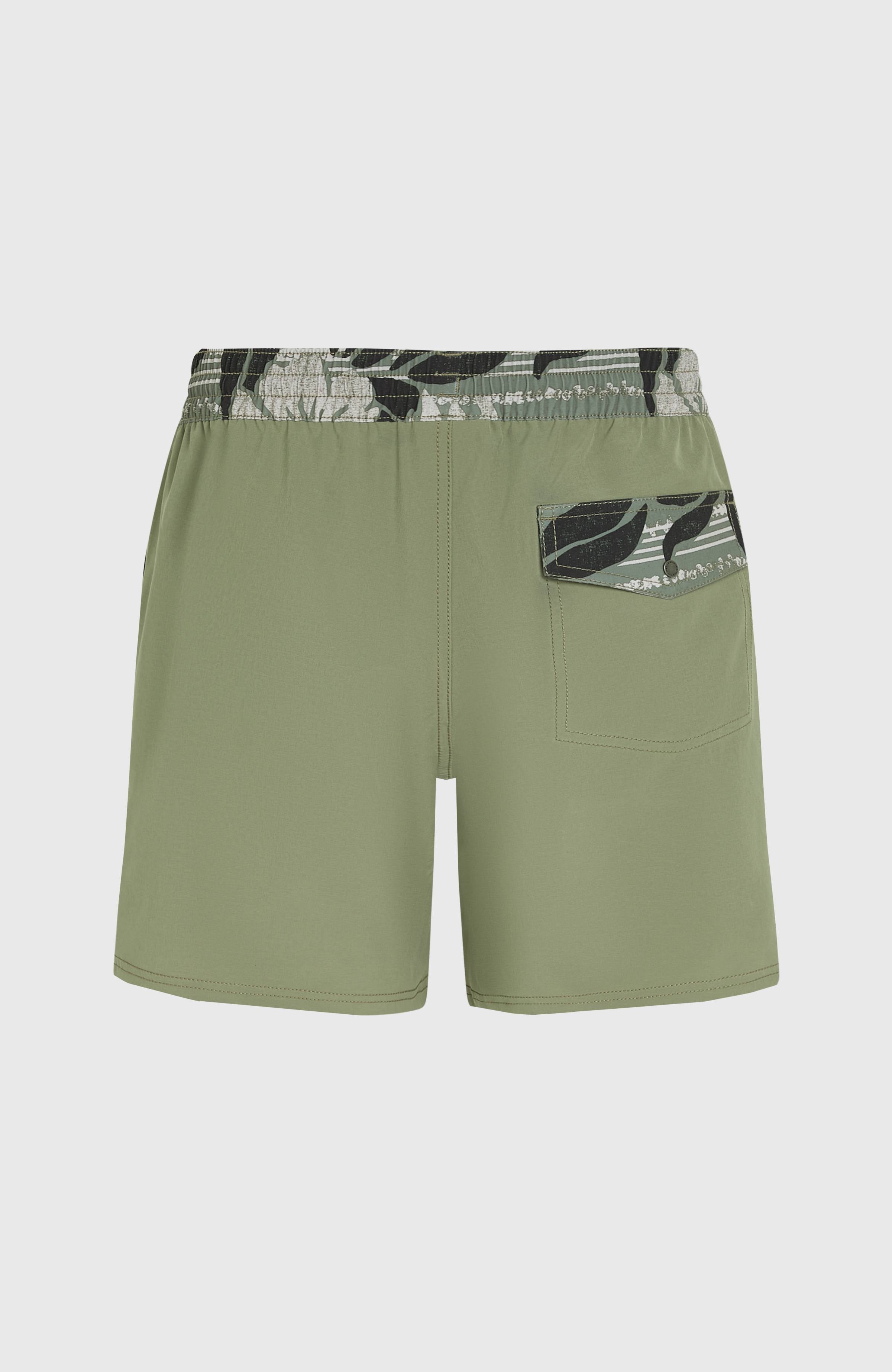Pocket Print 16'' Swim Shorts Avery Fern