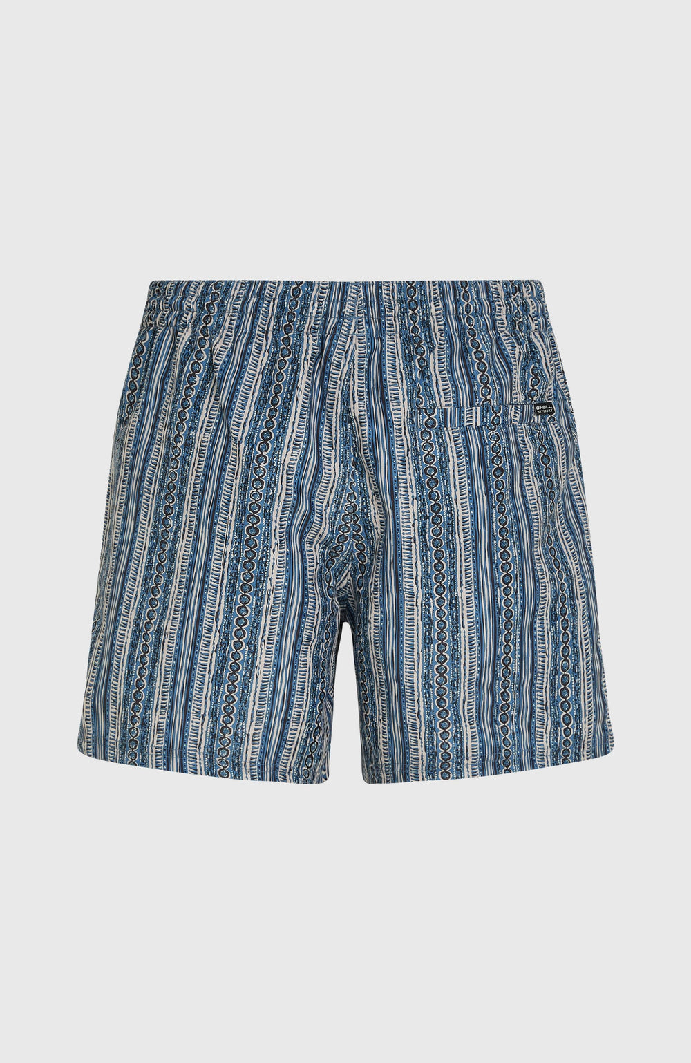 Cali Print 15'' Swim Shorts Blue Pressed Lines