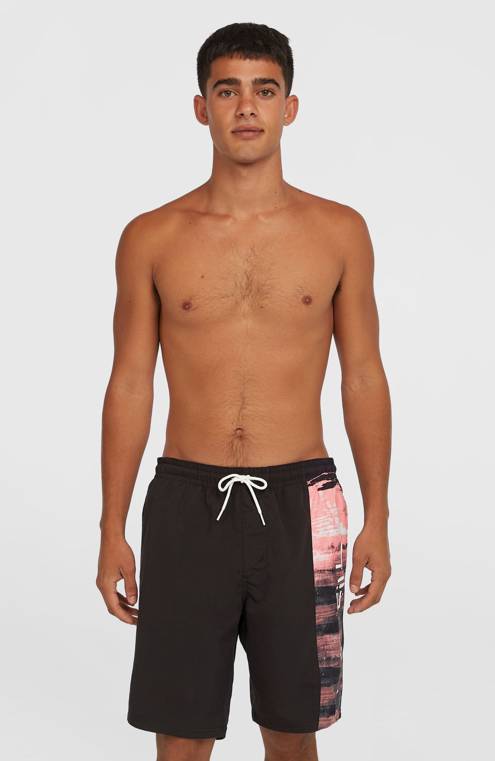 Retro 19'' Swim Shorts Coral Melted Texture