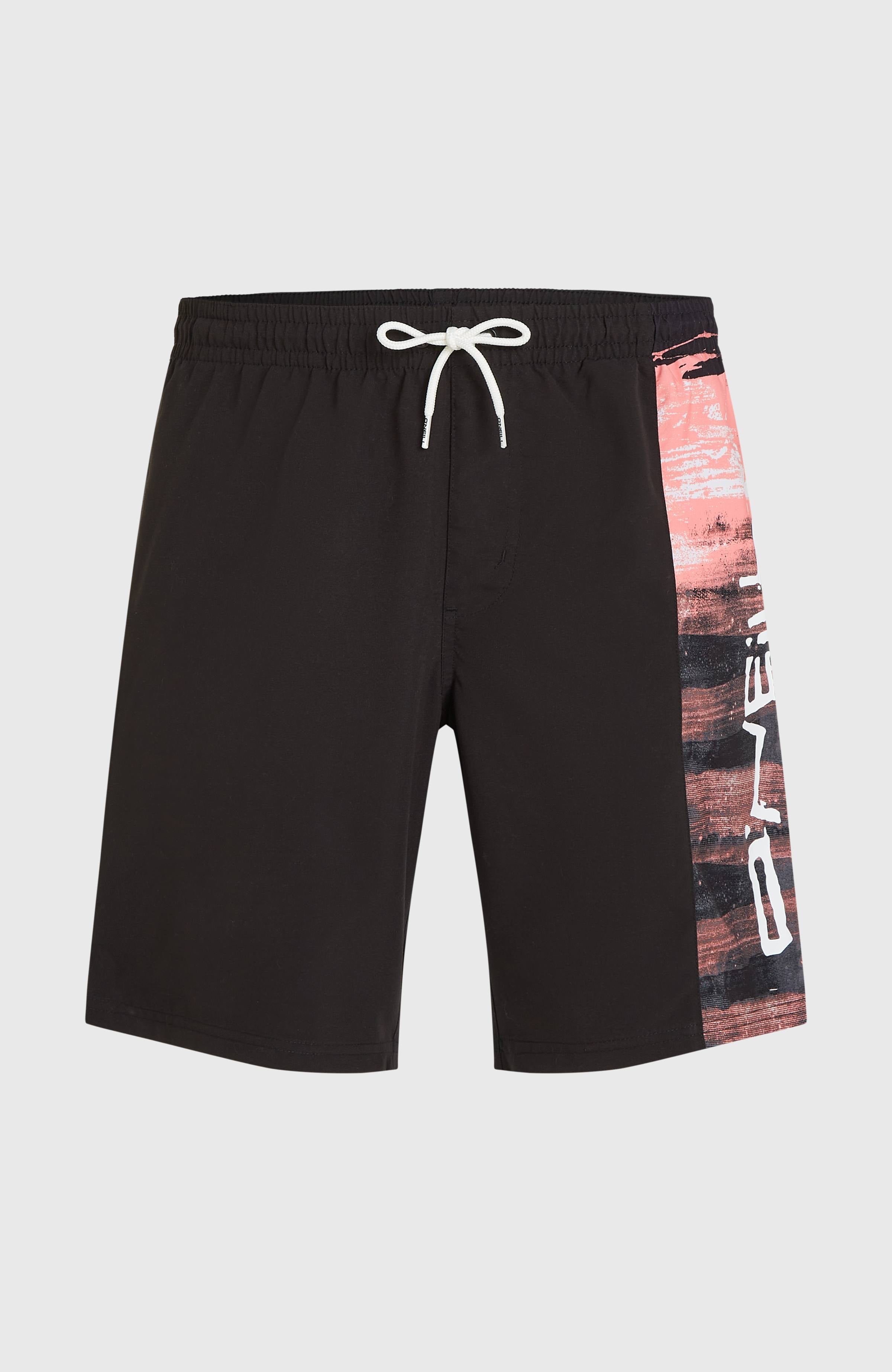 Retro 19'' Swim Shorts Coral Melted Texture