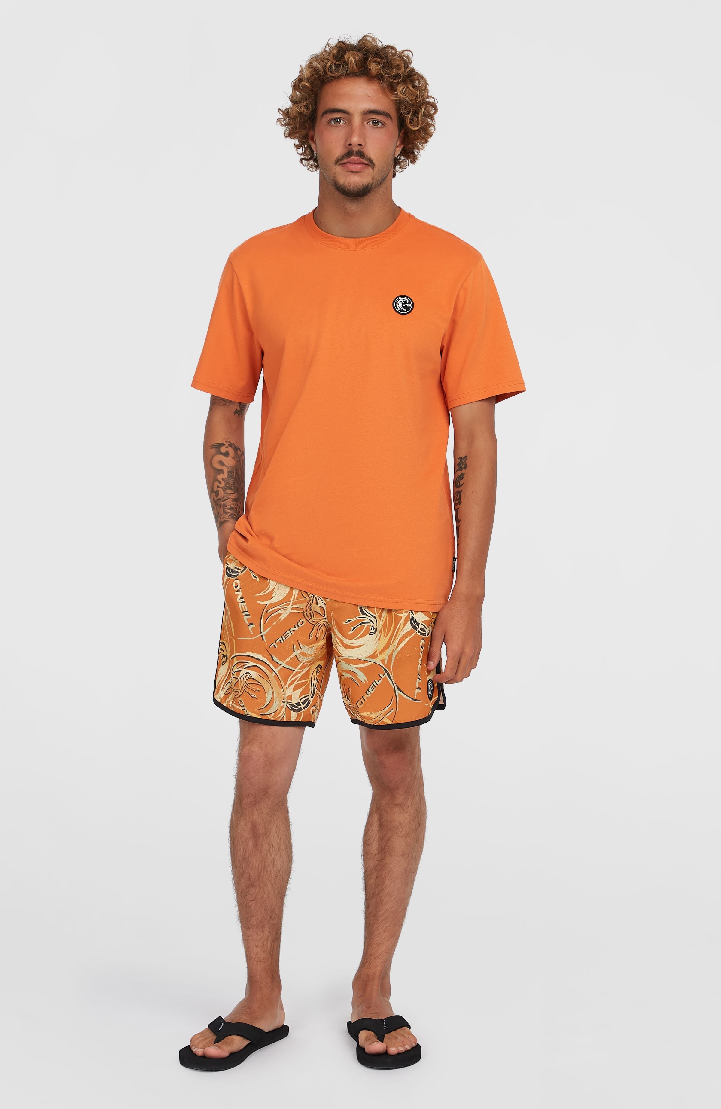 O'Riginals Scallop 16'' Swim Shorts Orange Originals