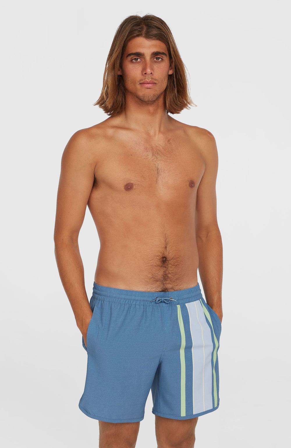 O'Riginals Scallop 16'' Swim Shorts Blue Originals Longboard Stripe