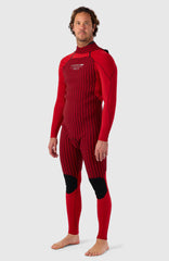 Hyperfreak Fire 5/4mm+ Back Zip Full Wetsuit BLACK/BLACK