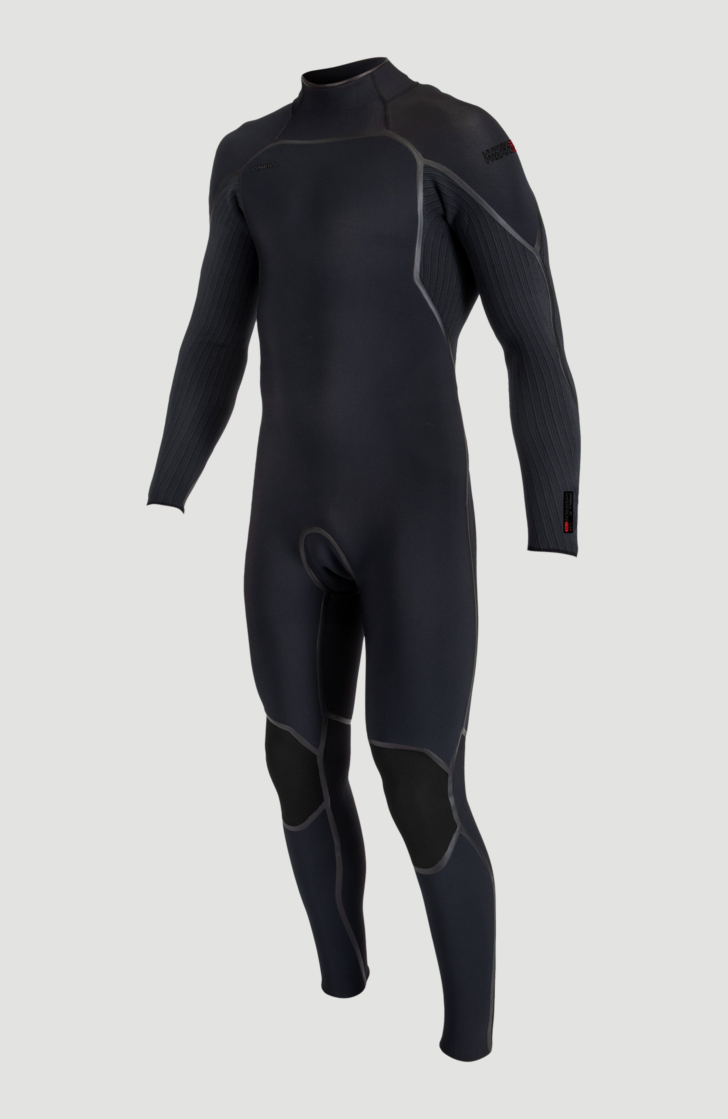 Hyperfreak Fire 5/4mm+ Back Zip Full Wetsuit BLACK/BLACK