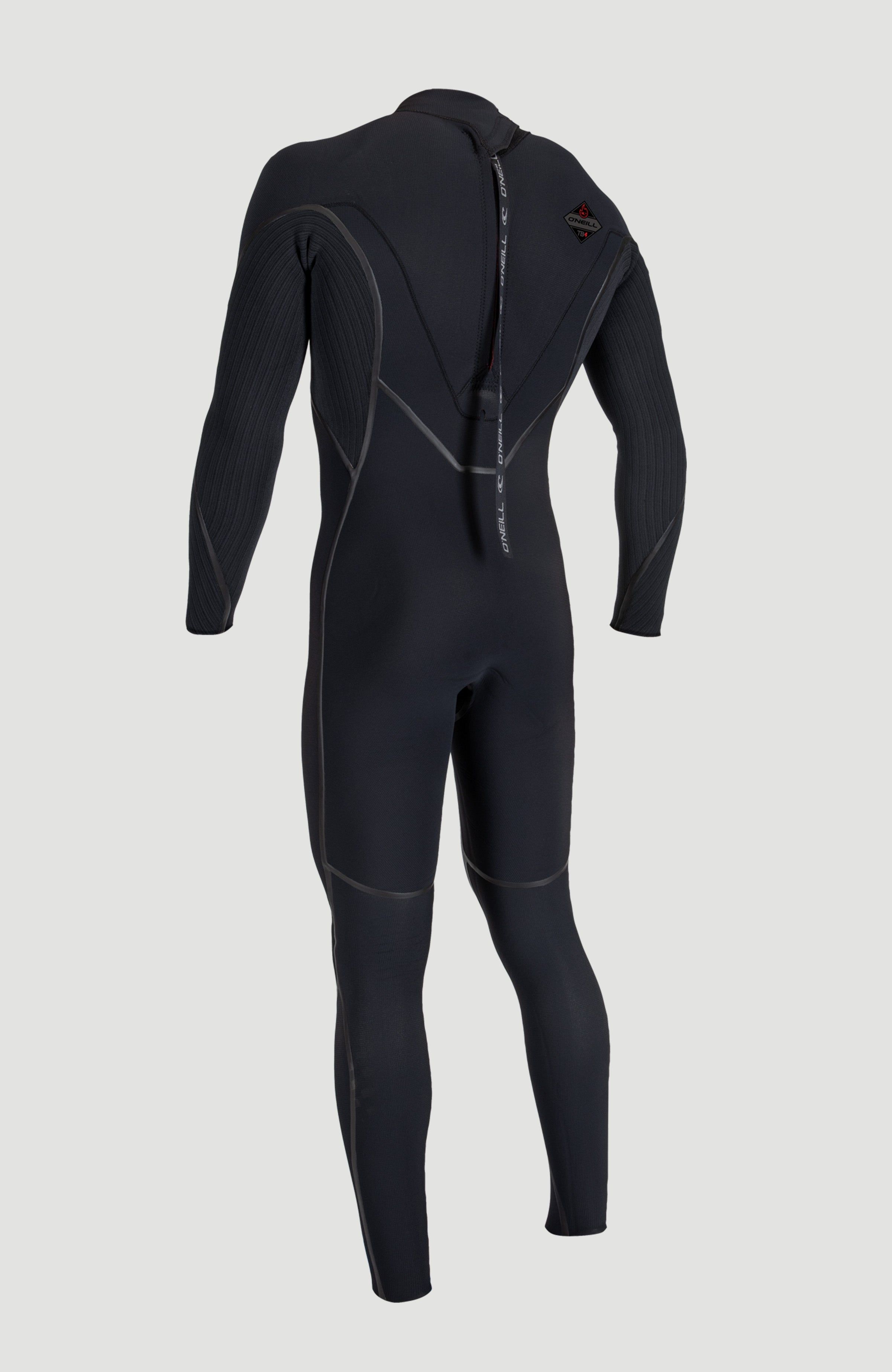 Hyperfreak Fire 5/4mm+ Back Zip Full Wetsuit BLACK/BLACK