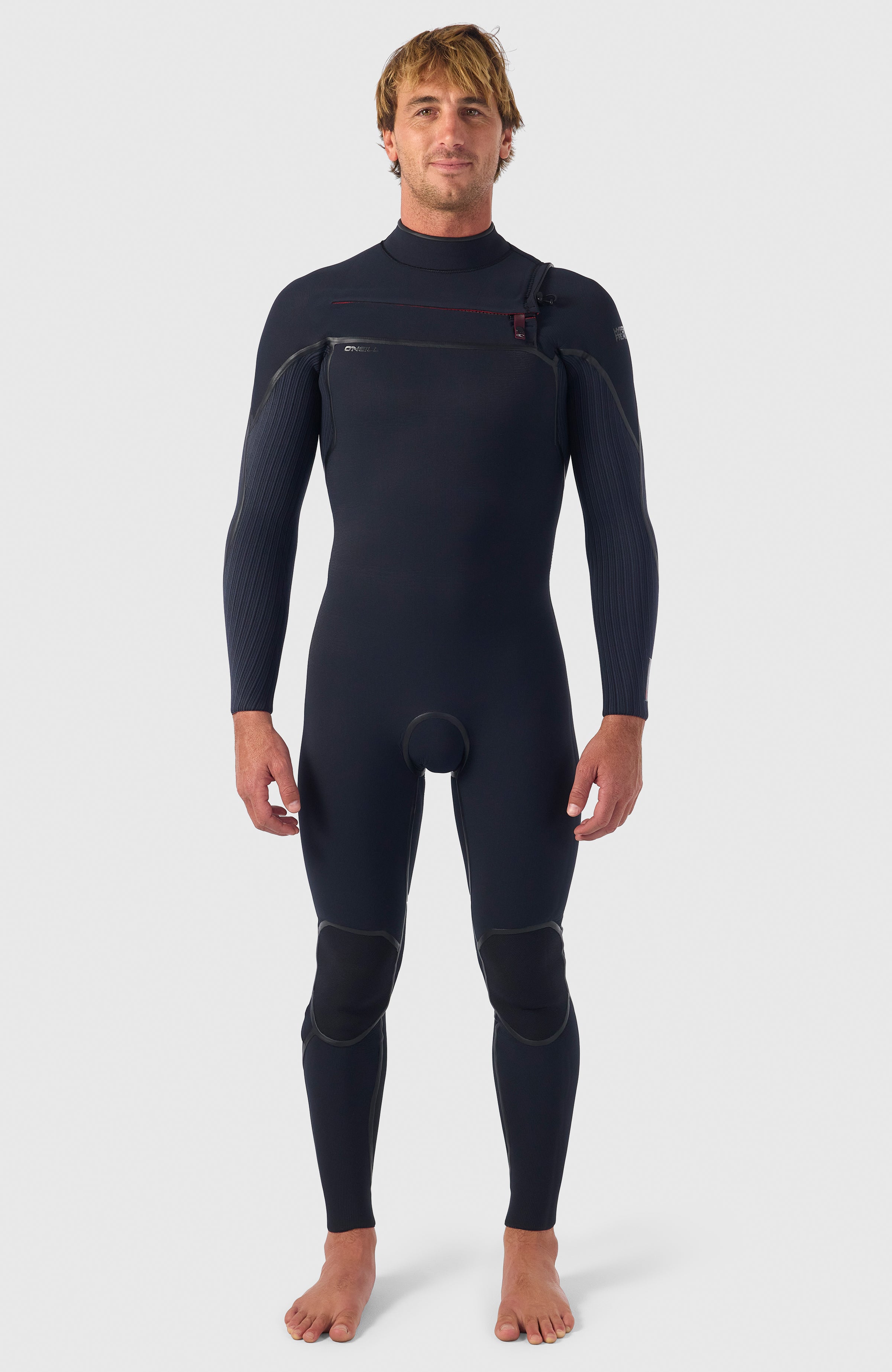 Hyperfreak Fire 4/3mm+ Chest Zip Full Wetsuit BLACK/BLACK