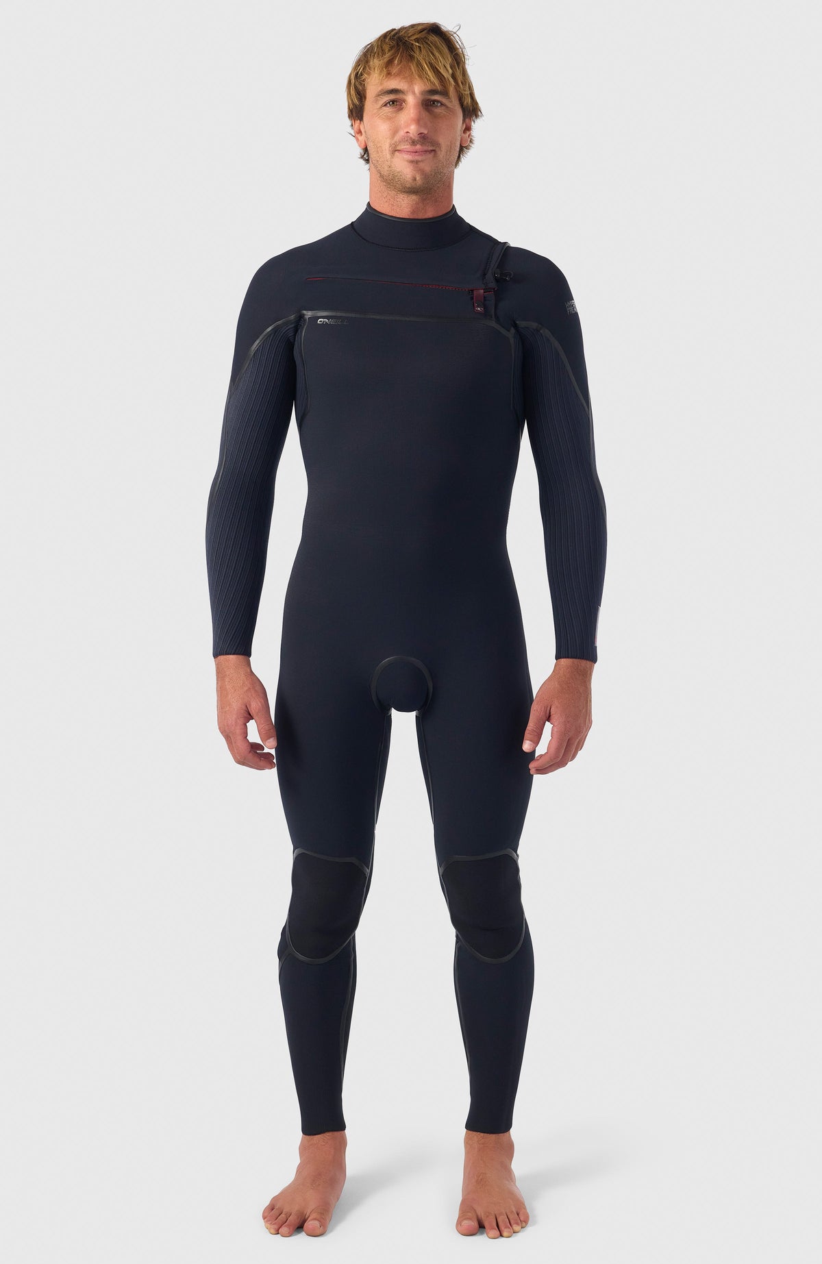 Hyperfreak Fire 4/3mm+ Chest Zip Full Wetsuit BLACK/BLACK
