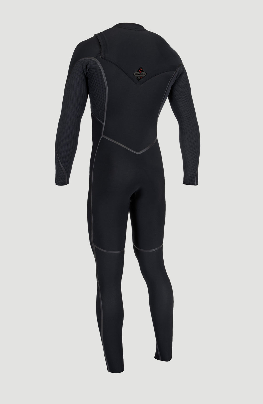 Hyperfreak Fire 4/3mm+ Chest Zip Full Wetsuit BLACK/BLACK