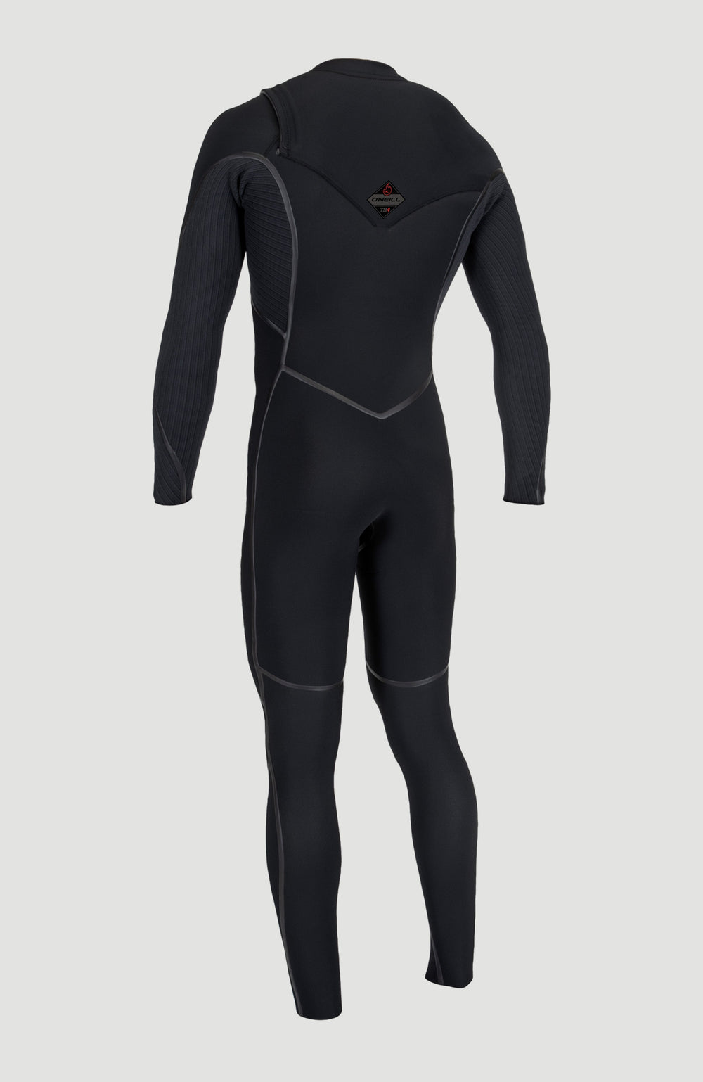 Hyperfreak Fire 5/4mm+ Chest Zip Full Wetsuit BLACK/BLACK