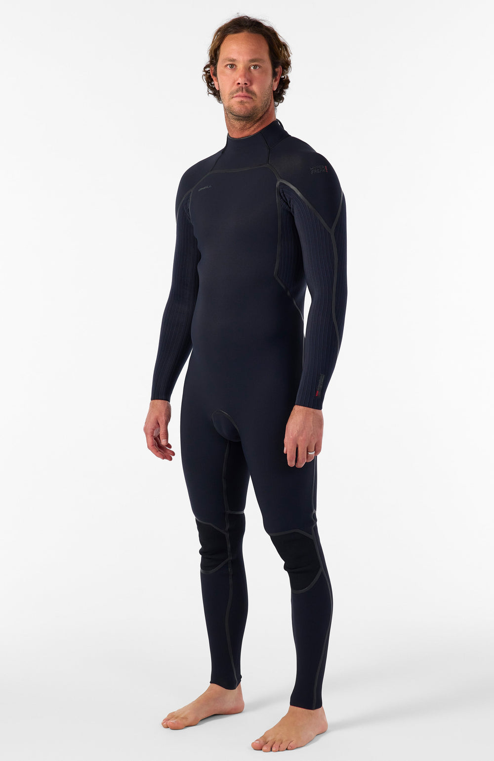 Hyperfreak Fire 4/3mm+ Back Zip Full Wetsuit BLACK/BLACK