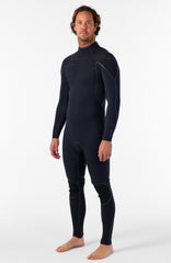 Hyperfreak Fire 4/3mm+ Back Zip Full Wetsuit BLACK/BLACK