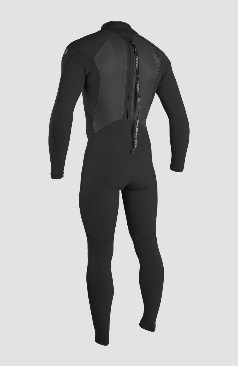 Epic 3/2mm Back Zip Full Wetsuit A05 BLK/BLK/BLK