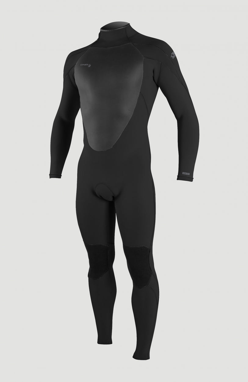 Epic 3/2mm Back Zip Full Wetsuit A05 BLK/BLK/BLK