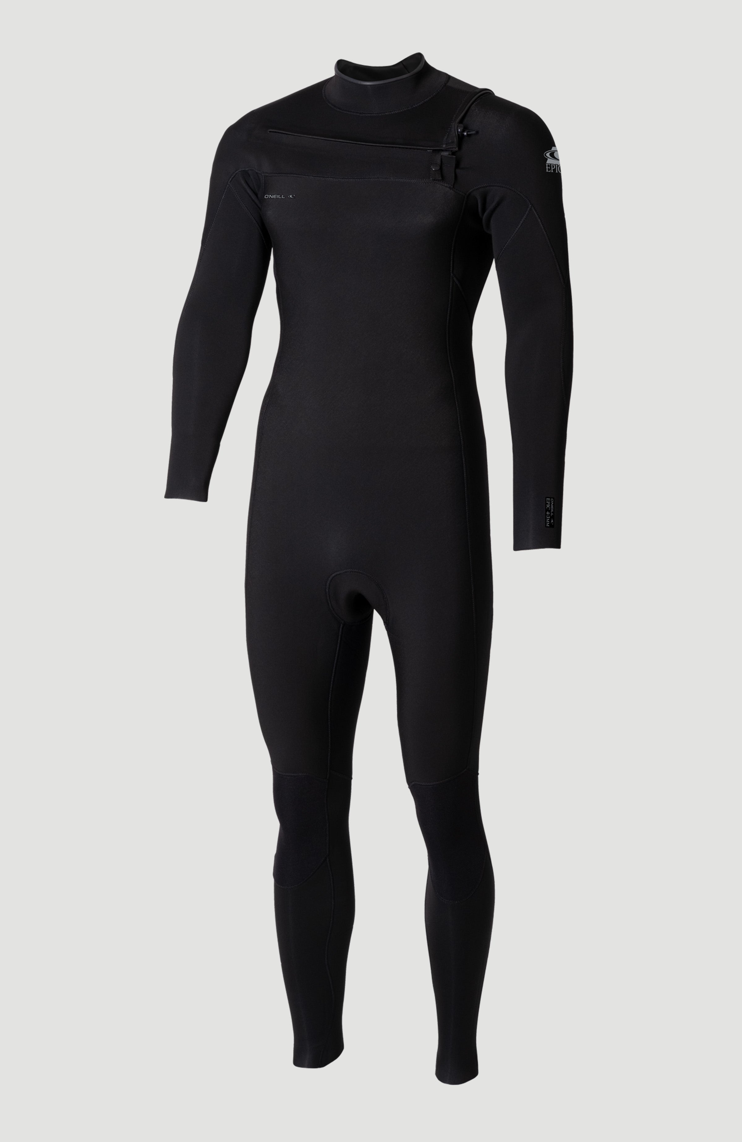 Epic 4/3mm Chest Zip Full Wetsuit A05 BLK/BLK/BLK