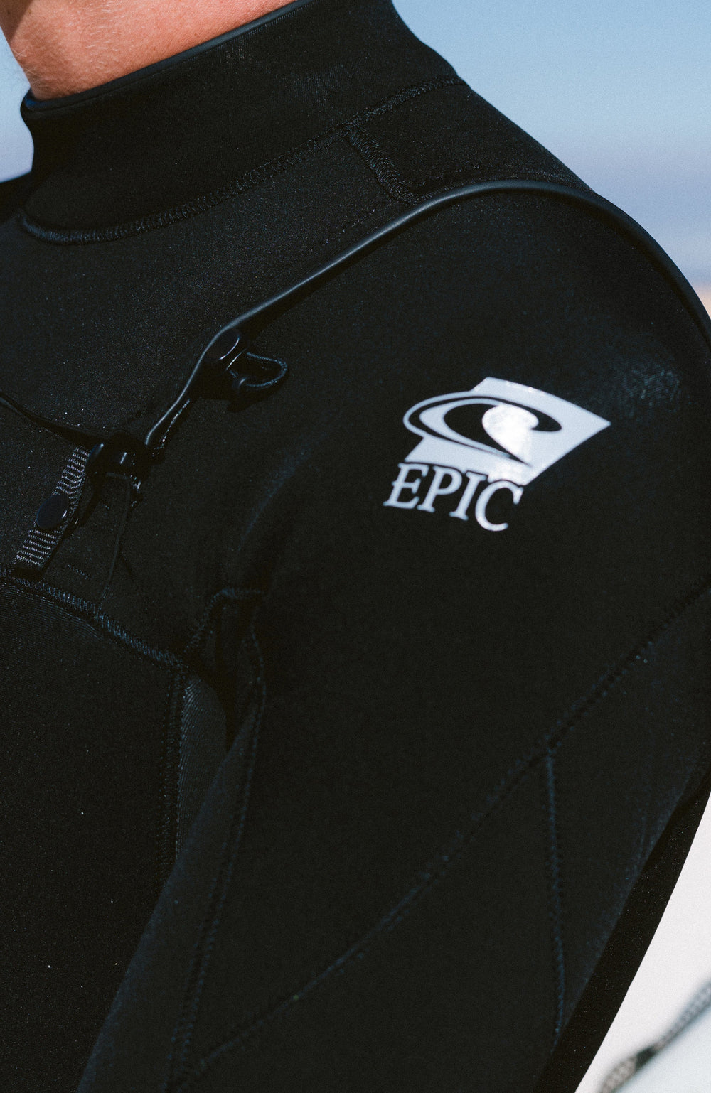 Epic 4/3mm Chest Zip Full Wetsuit A05 BLK/BLK/BLK
