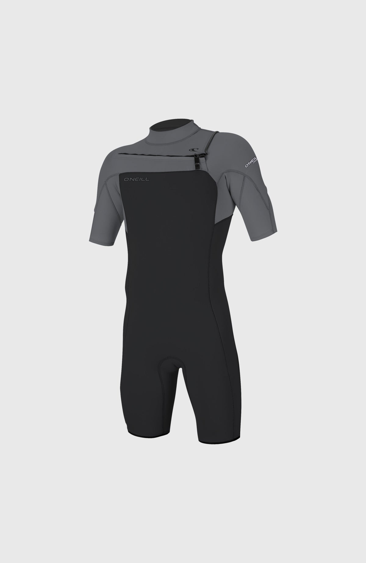 O'Neill Hammer 2mm Chest Zip Shortsleeve Spring Wetsuit – O'Neill TEMPEREDSTEEL/SMOKE/SMOKE