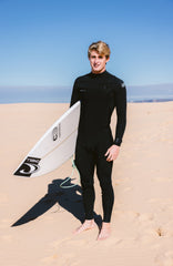 Epic 5/4mm Chest Zip Full Wetsuit A05 BLK/BLK/BLK