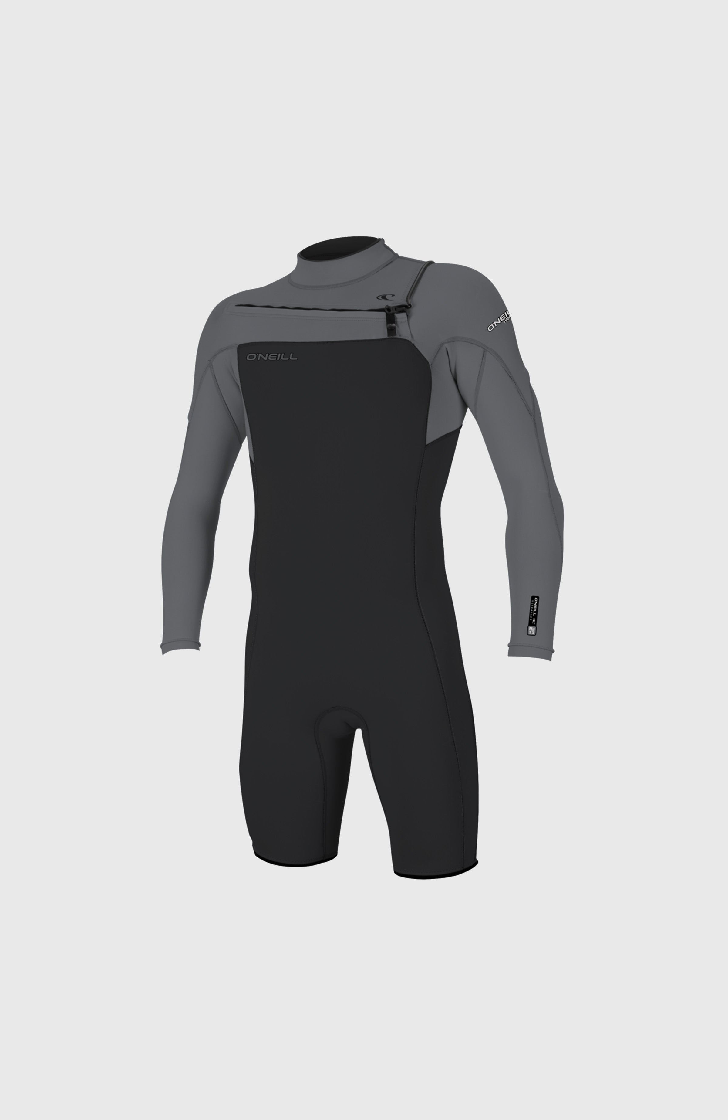 O'Neill Men Hammer 2mm Chest Zip Long Sleeve Spring Wetsuit Men – O'Neill TEMPEREDSTEEL/SMOKE/SMOKE