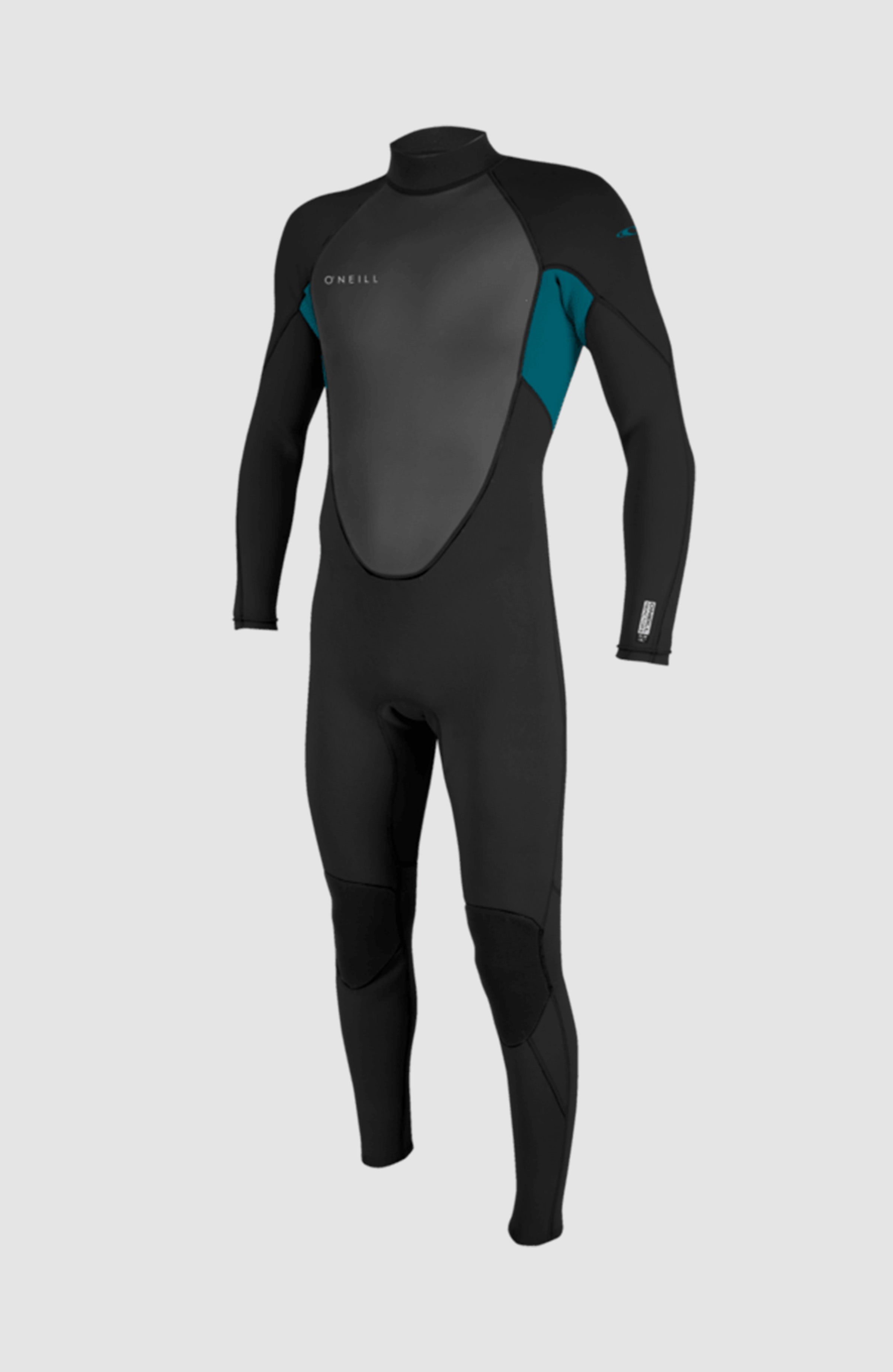 Reactor-2 3/2mm Back Zip Full Wetsuit BLACK/TIDE POOL