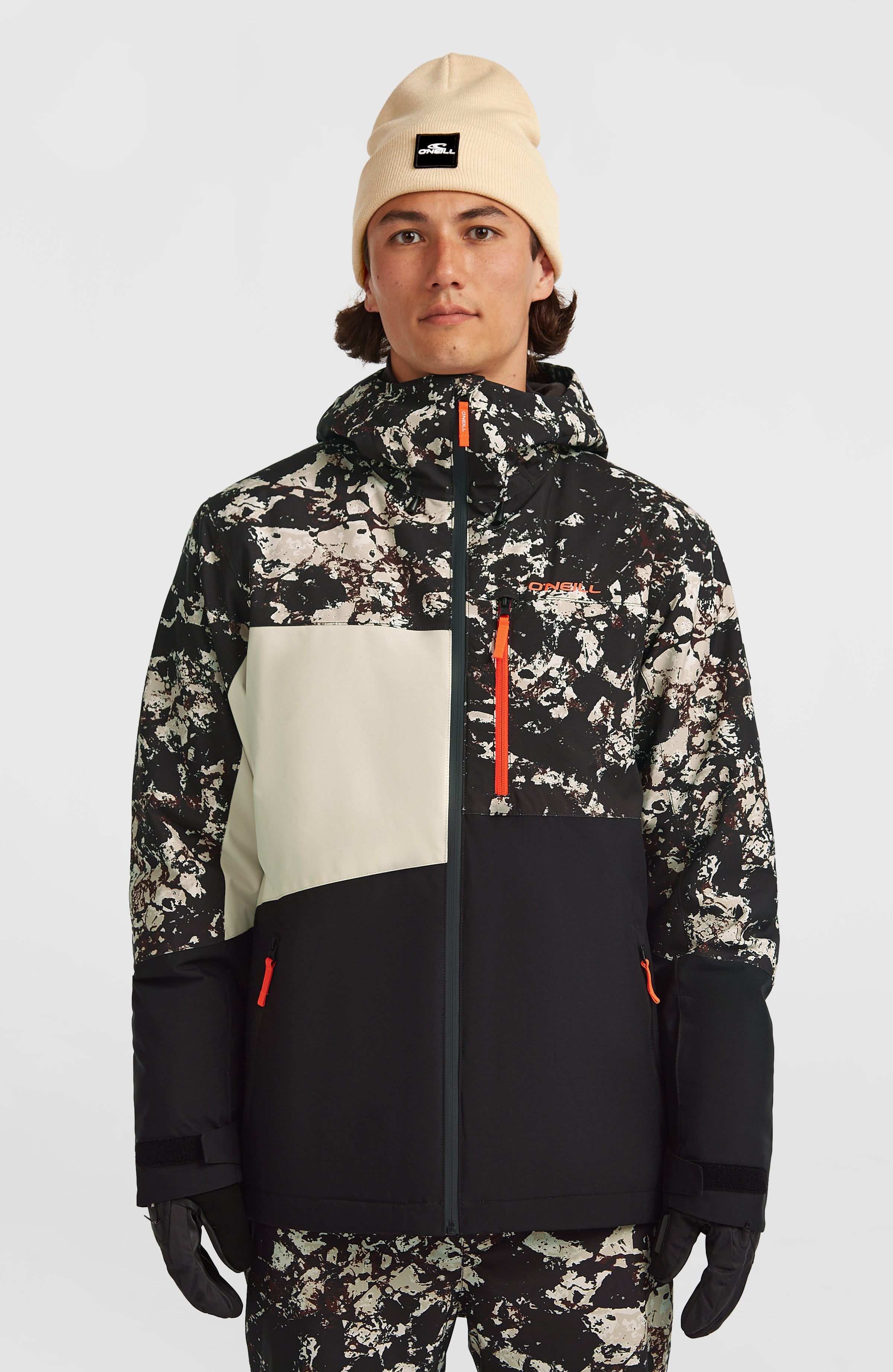 FWC'Cruz Triple Snow Jacket Black/Beige Quarry