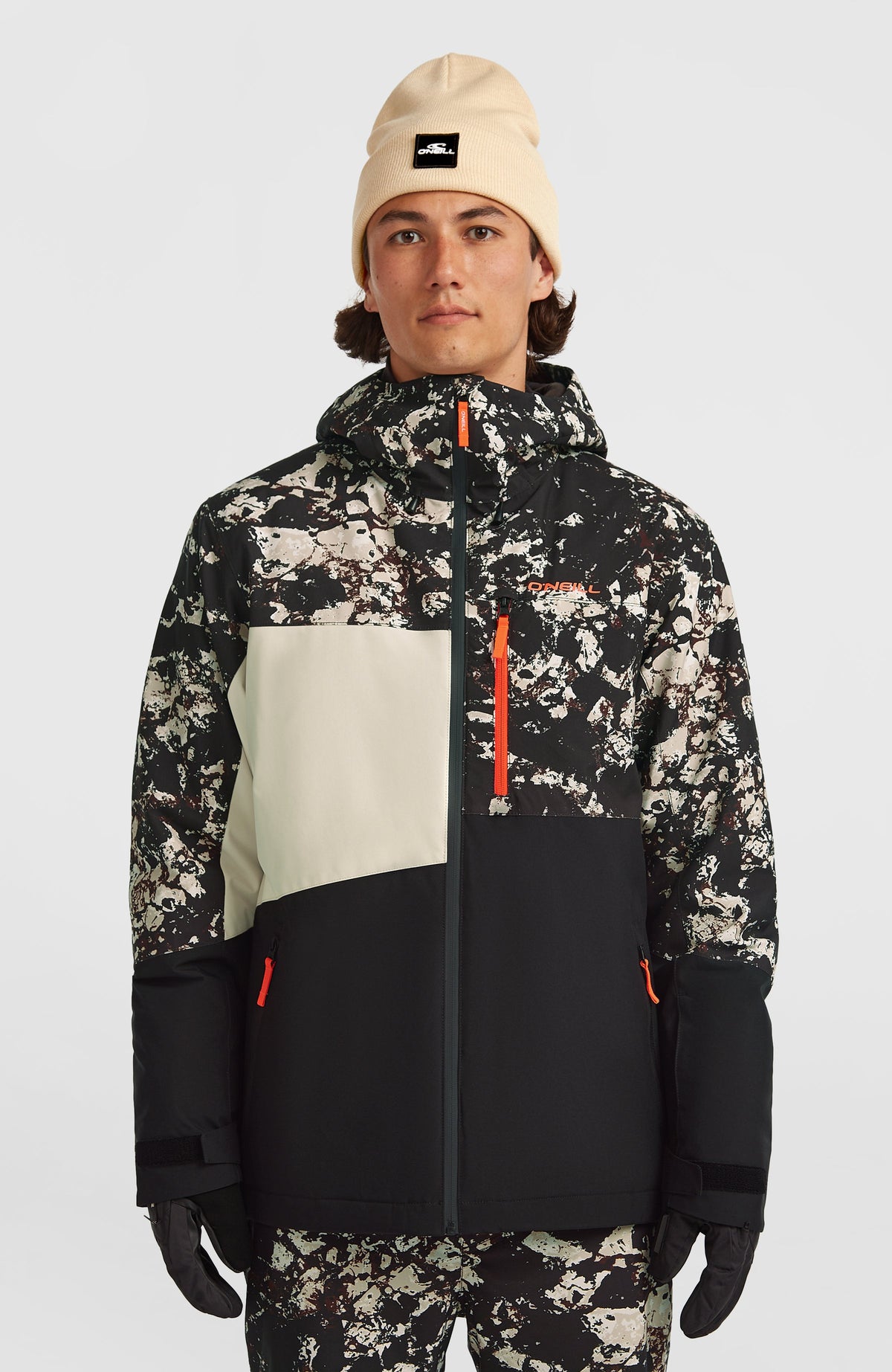 FWC'Cruz Triple Snow Jacket Black/Beige Quarry