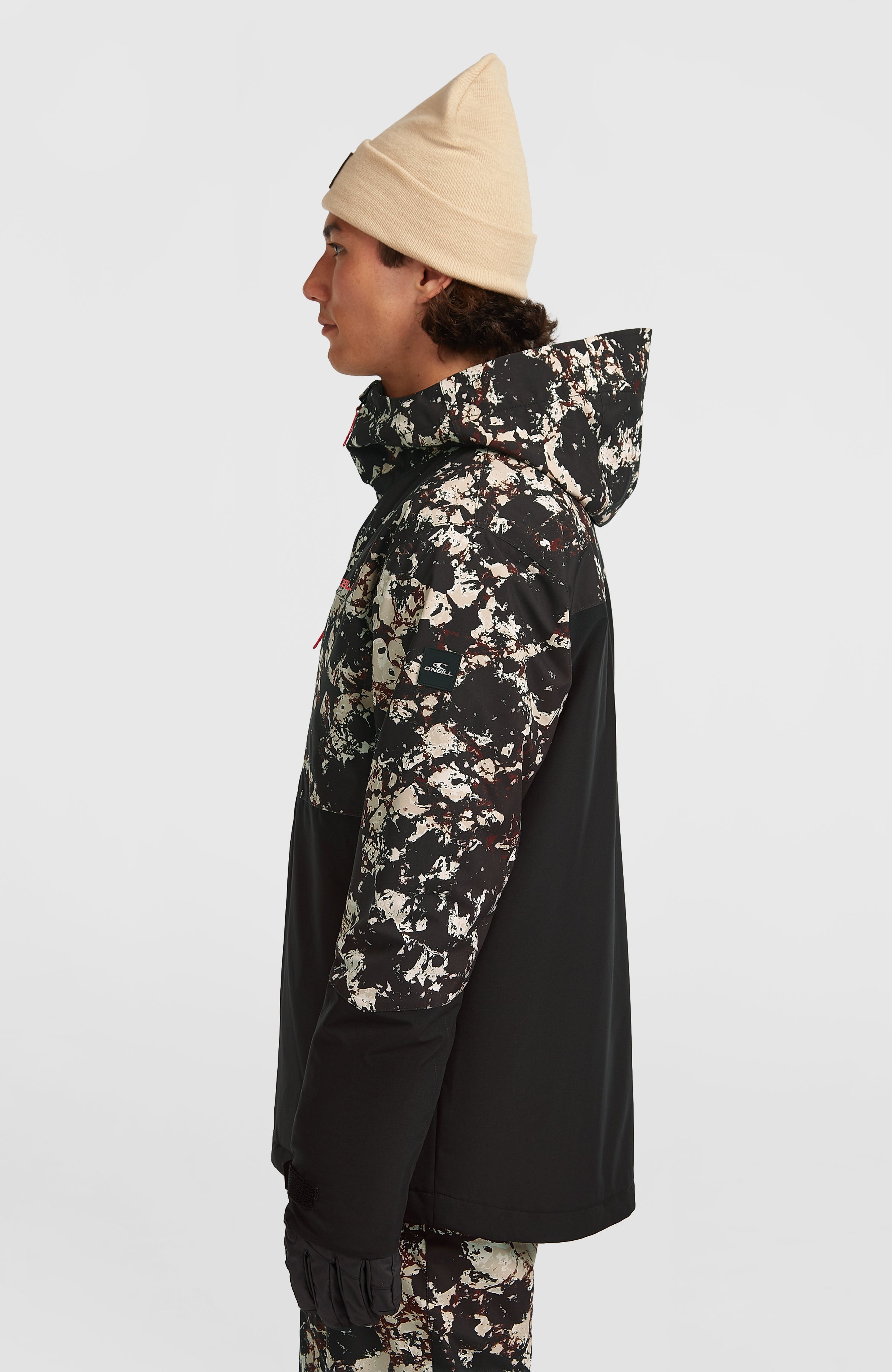 FWC'Cruz Triple Snow Jacket Black/Beige Quarry