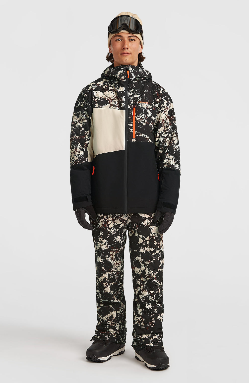 FWC'Cruz Triple Snow Jacket Black/Beige Quarry
