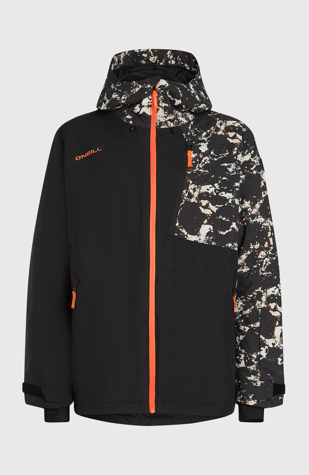 FWC'Cruz Block Snow Jacket Black/Beige Quarry