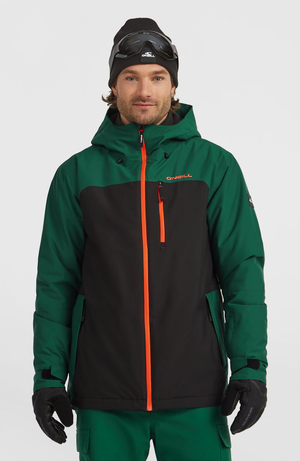 FWC'Cruz Duo Snow Jacket Emerald Envy Colour Block