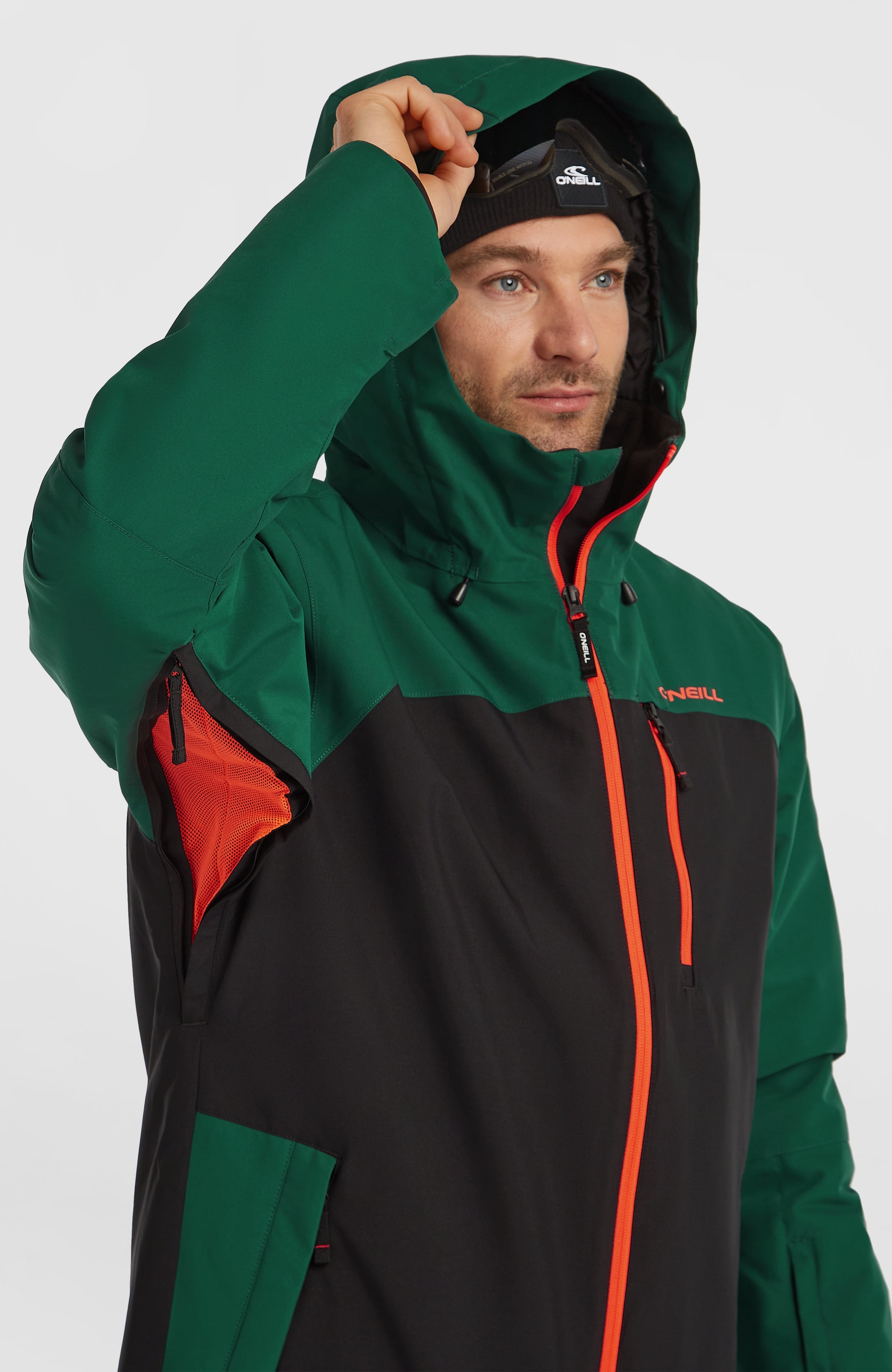 FWC'Cruz Duo Snow Jacket Emerald Envy Colour Block