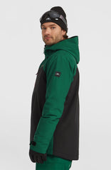 FWC'Cruz Duo Snow Jacket Emerald Envy Colour Block