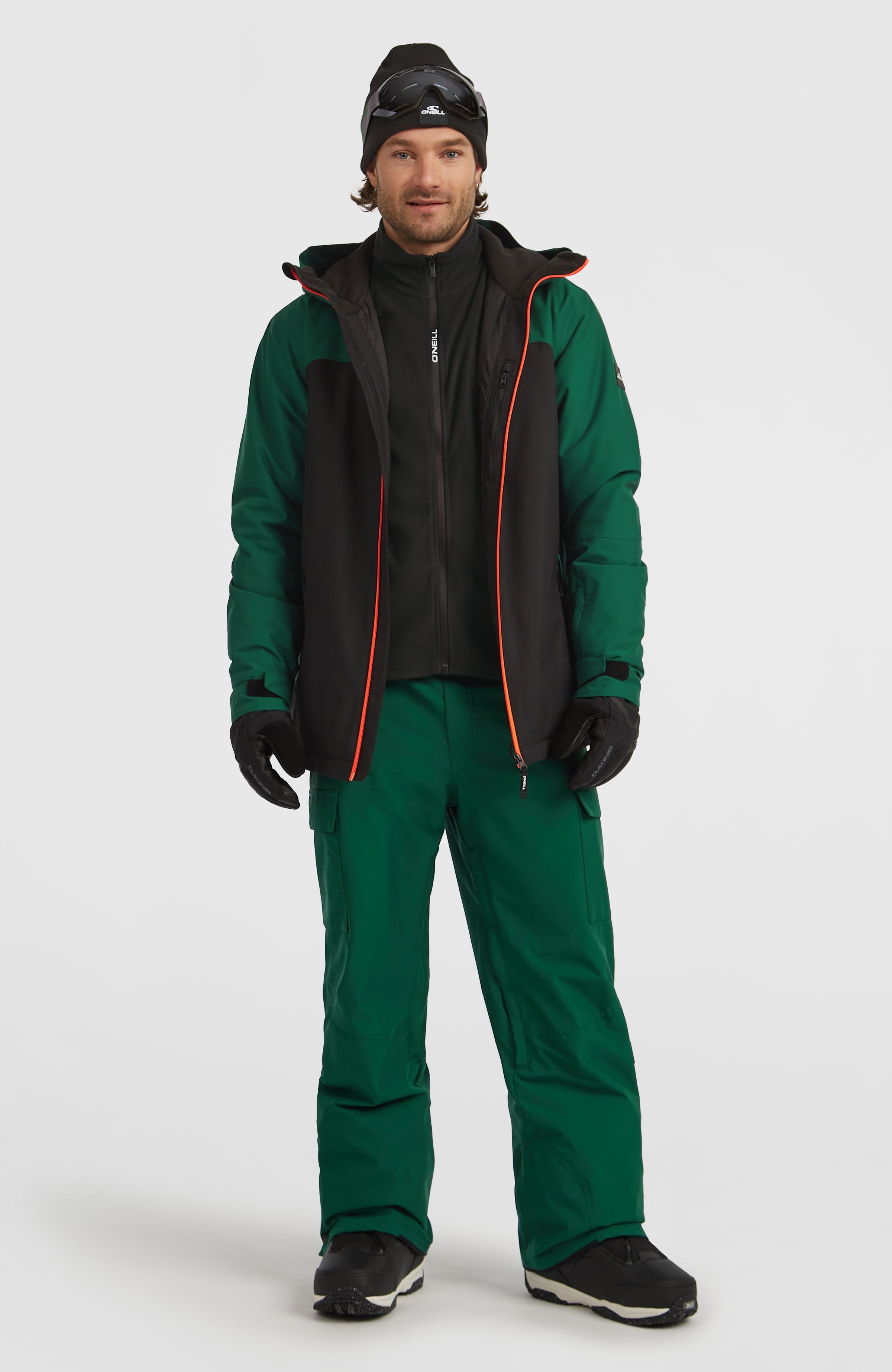 FWC'Cruz Duo Snow Jacket Emerald Envy Colour Block