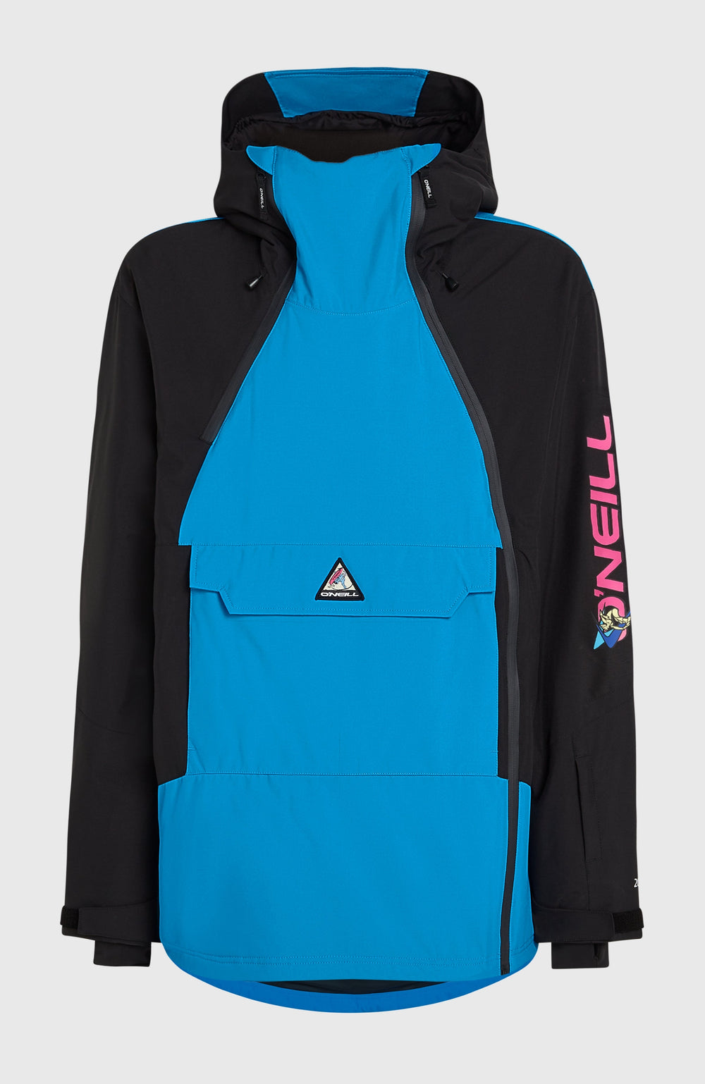 FWC'Play Asymmetric Snow Jacket Ocean Melody Colour Block