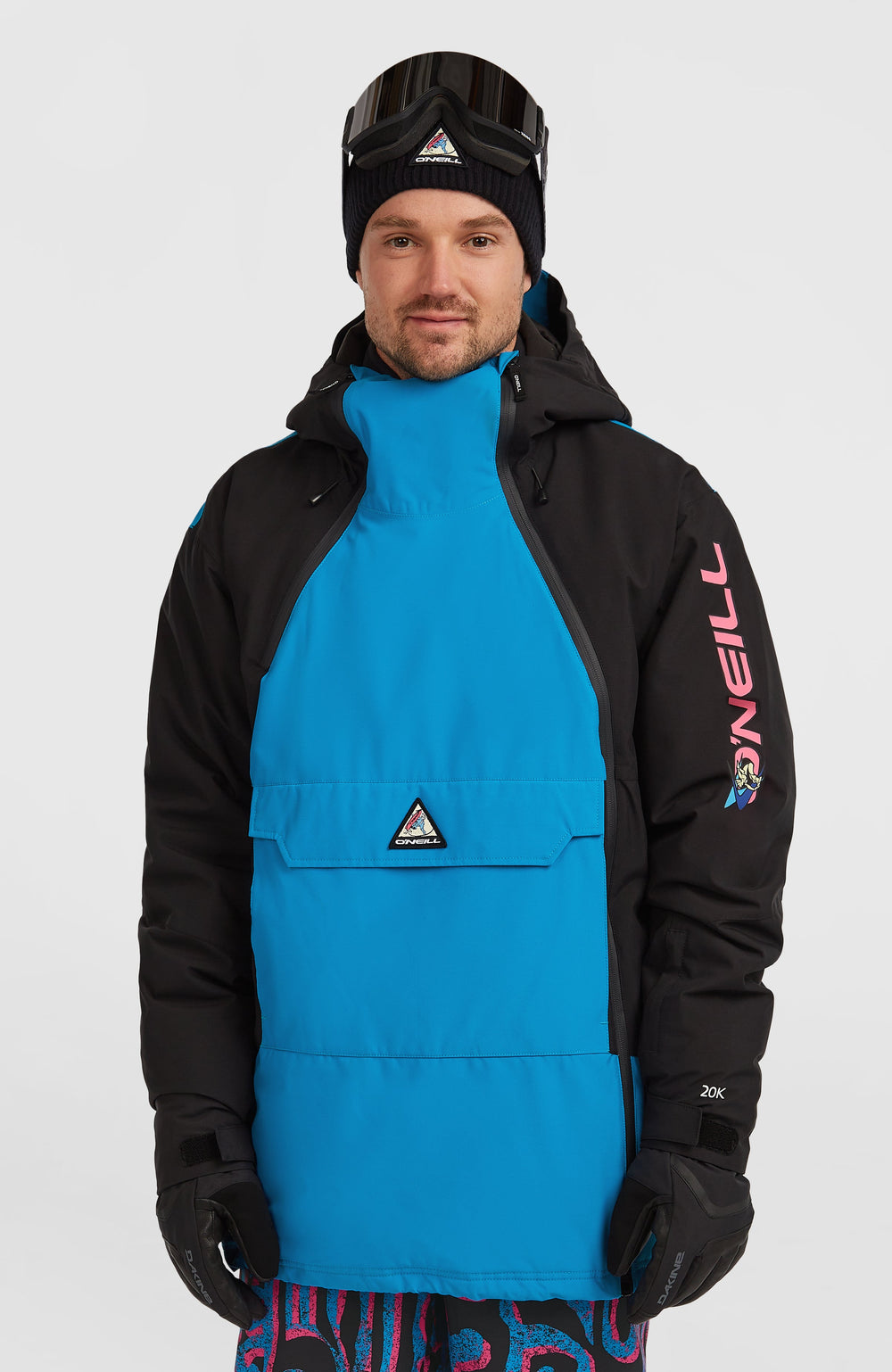 FWC'Play Asymmetric Snow Jacket Ocean Melody Colour Block