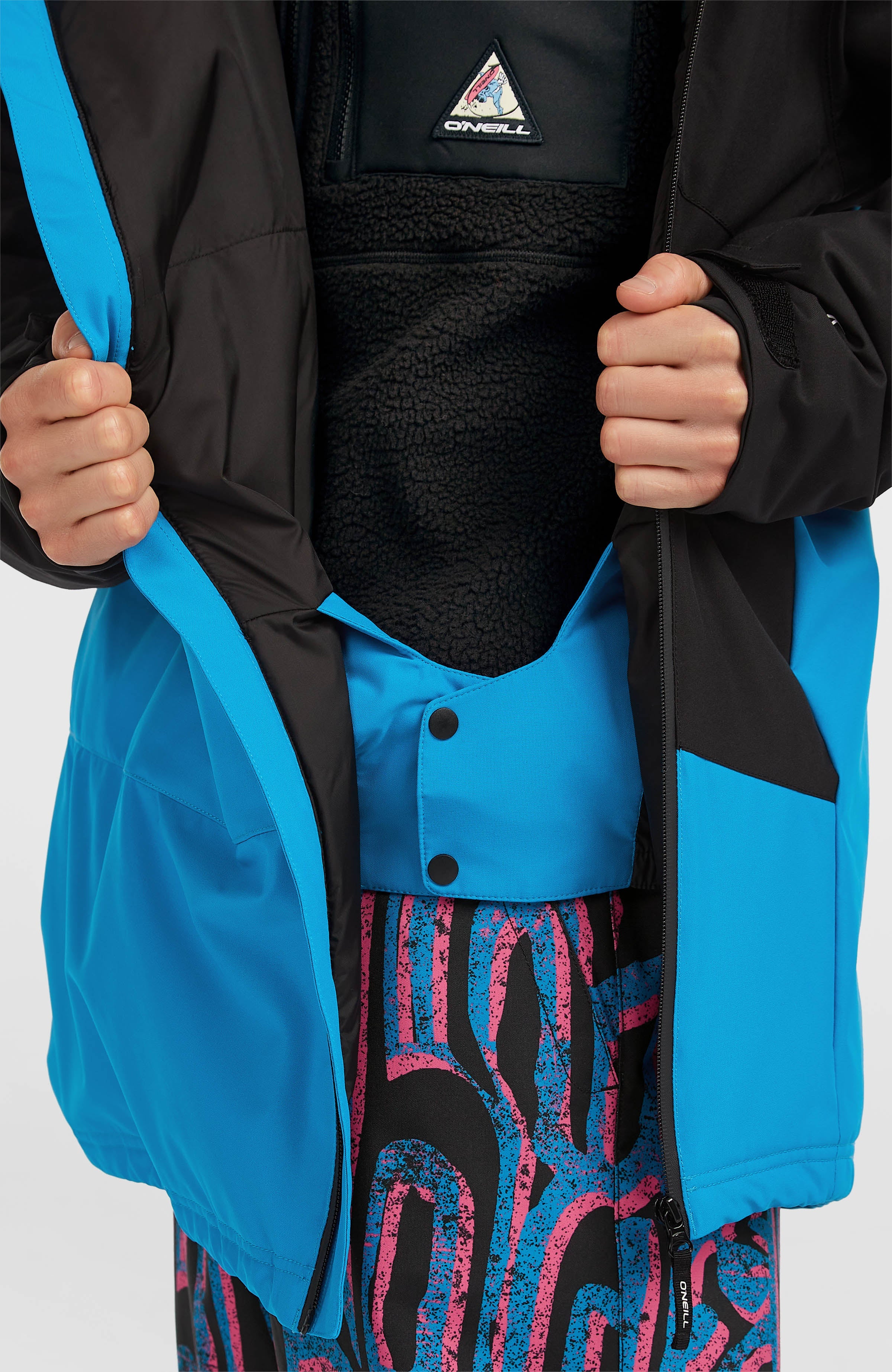 FWC'Play Asymmetric Snow Jacket Ocean Melody Colour Block