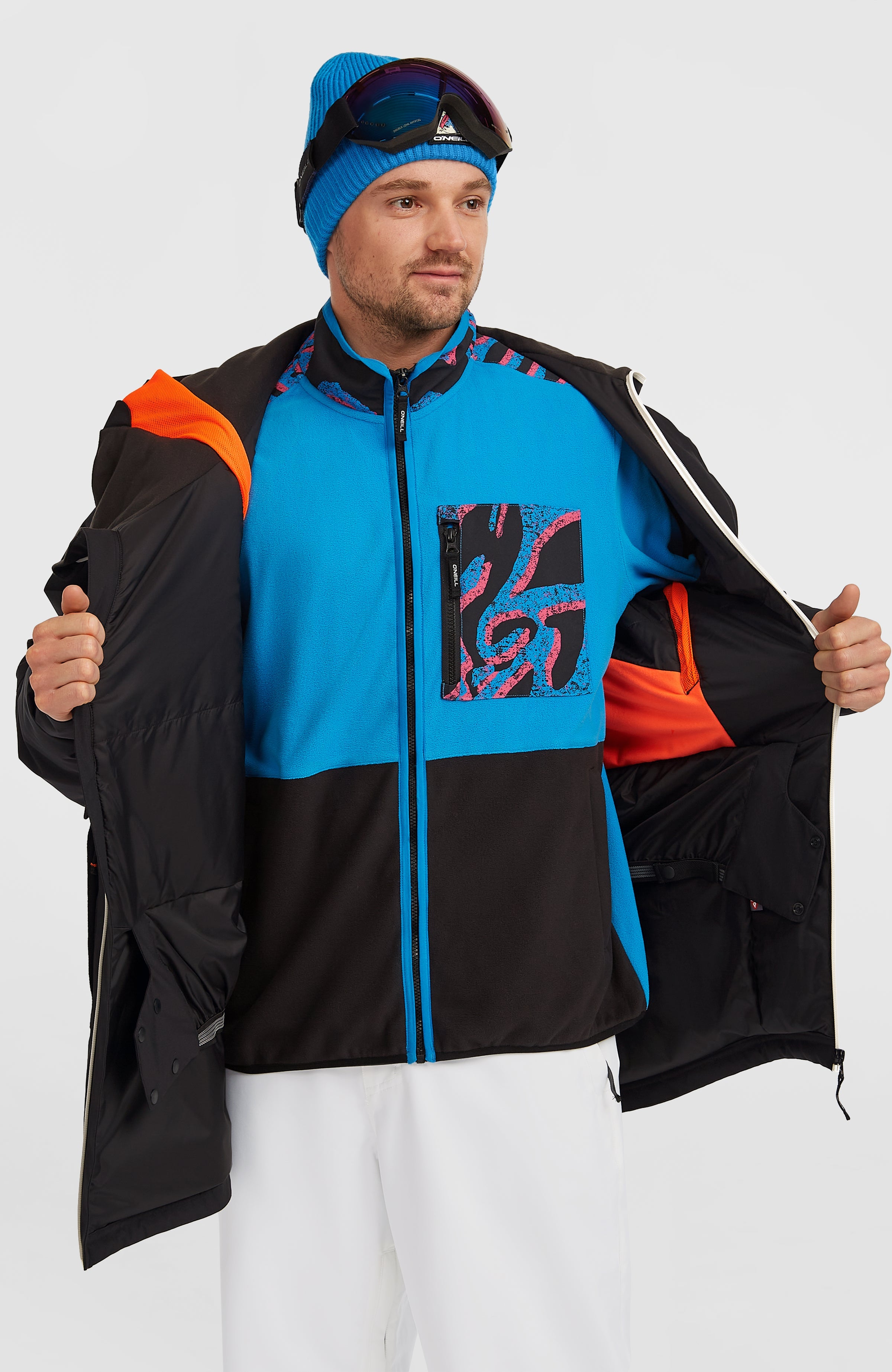 FWC'Play Asymmetric Snow Jacket Black Out