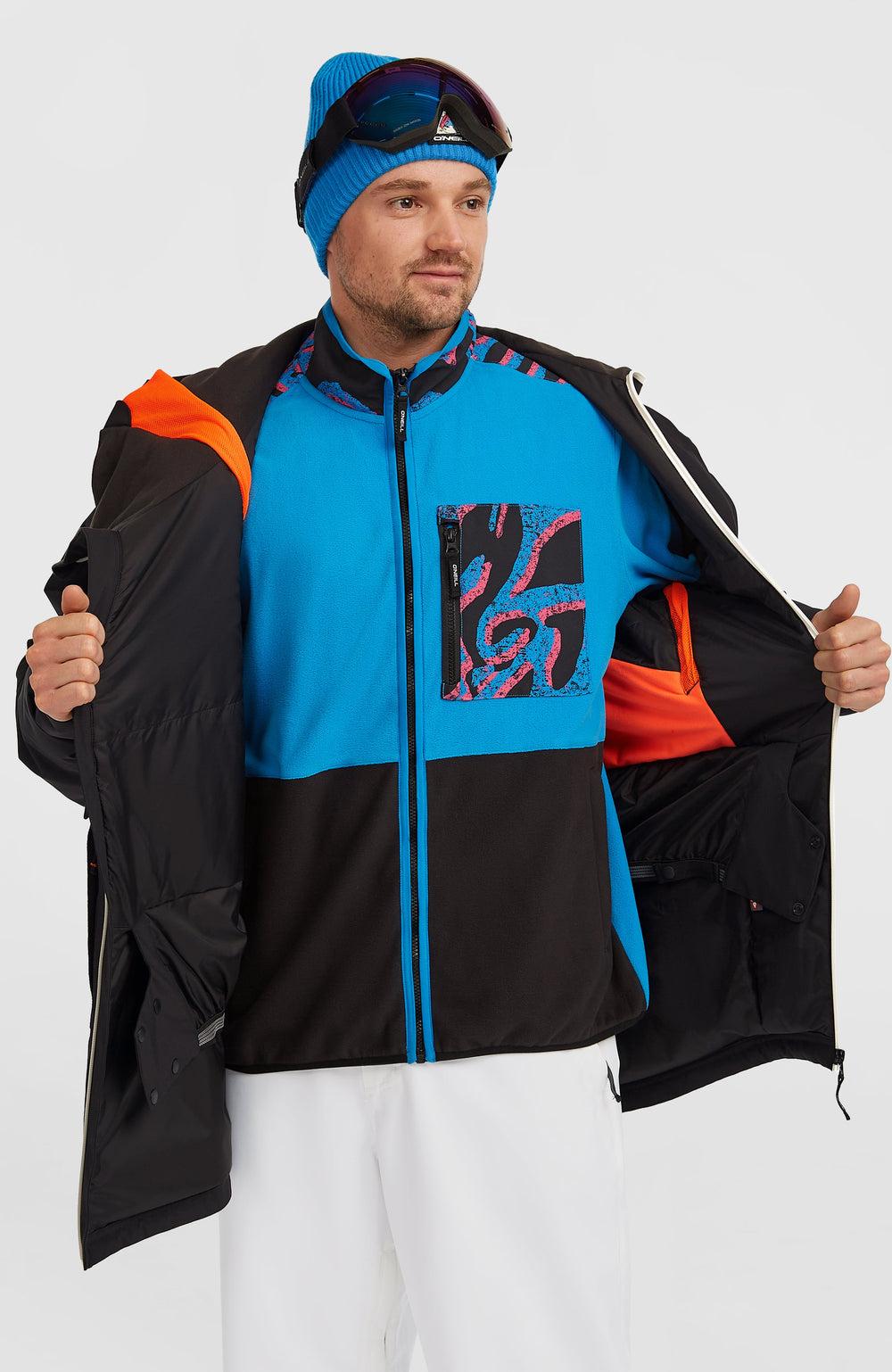 FWC'Play Asymmetric Snow Jacket Black Out