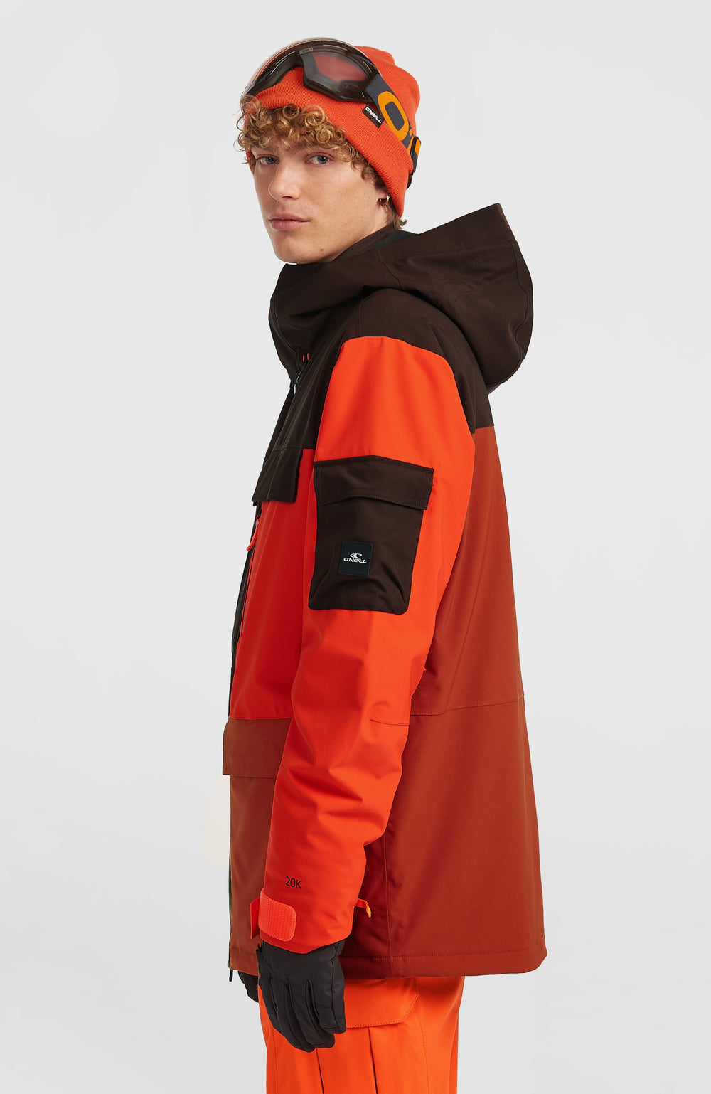 FWC'Peak Pro Snow Jacket Bonfire Colour Block
