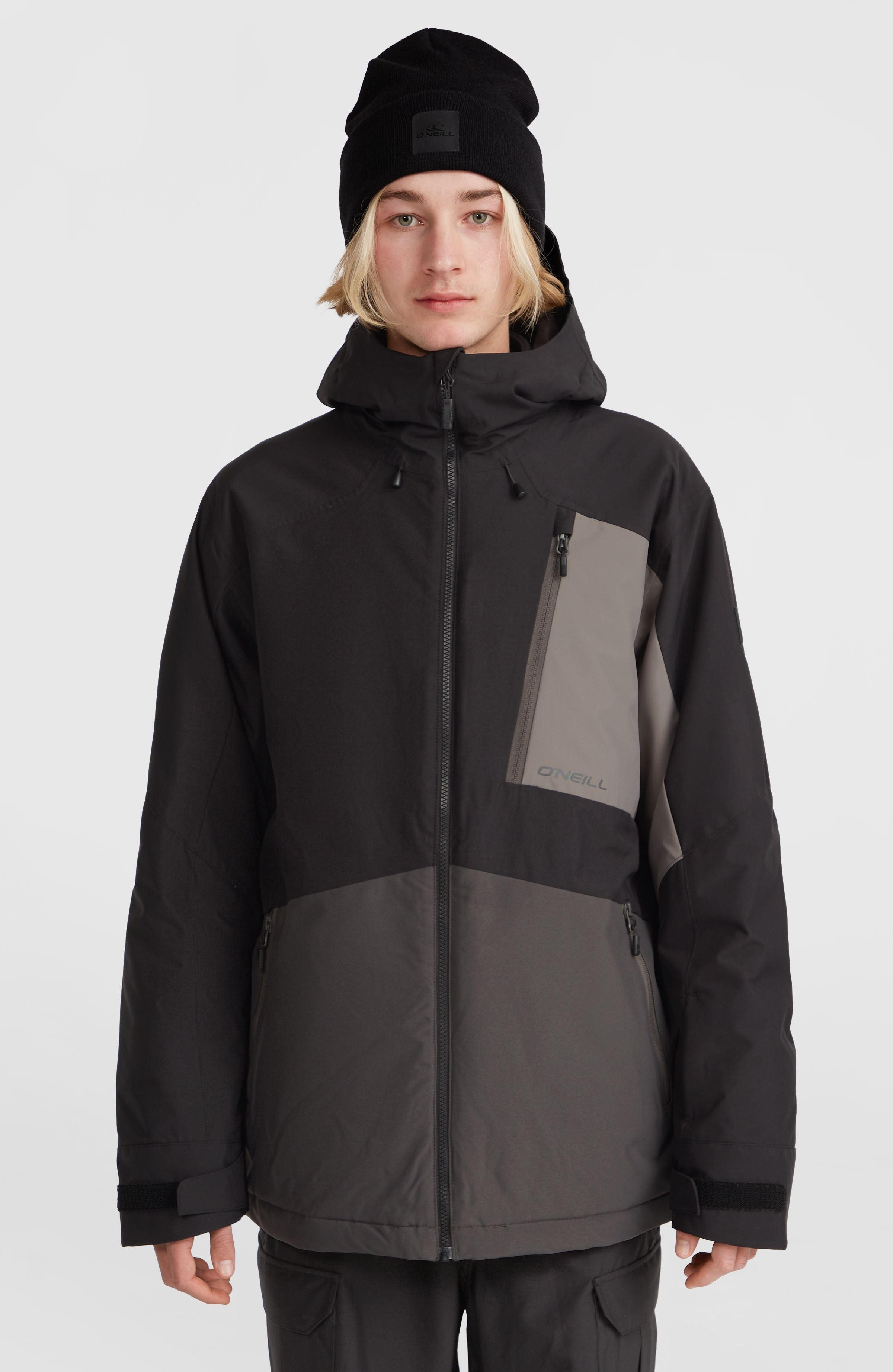 Hammer Block Snow Jacket Black Out Colour Block